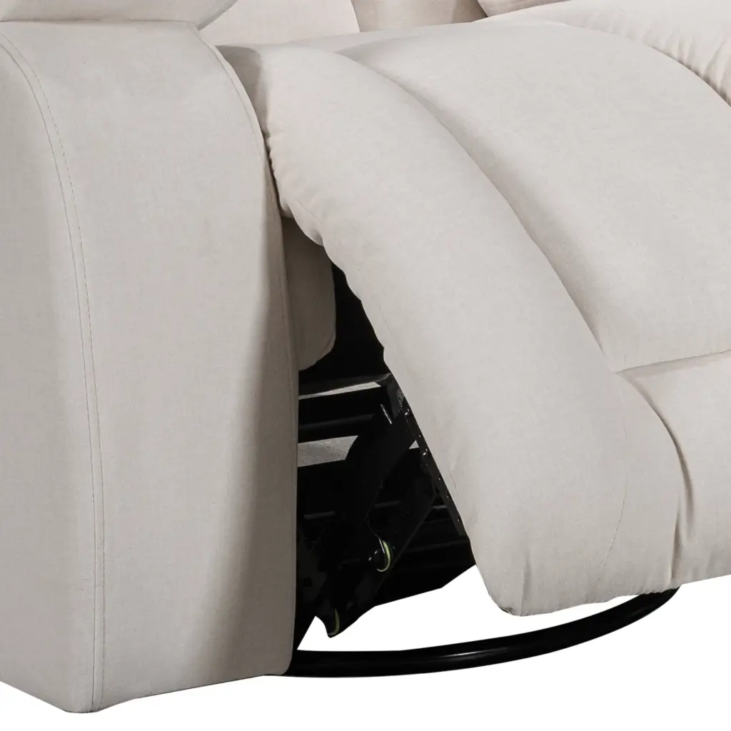 Karlie Swivel Recliner Beige B United Furniture