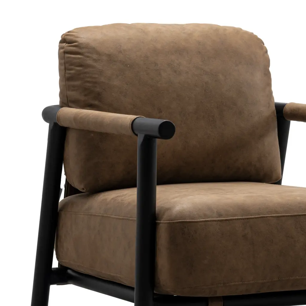 Sean Accent Chare Blk Brown A United Furniture