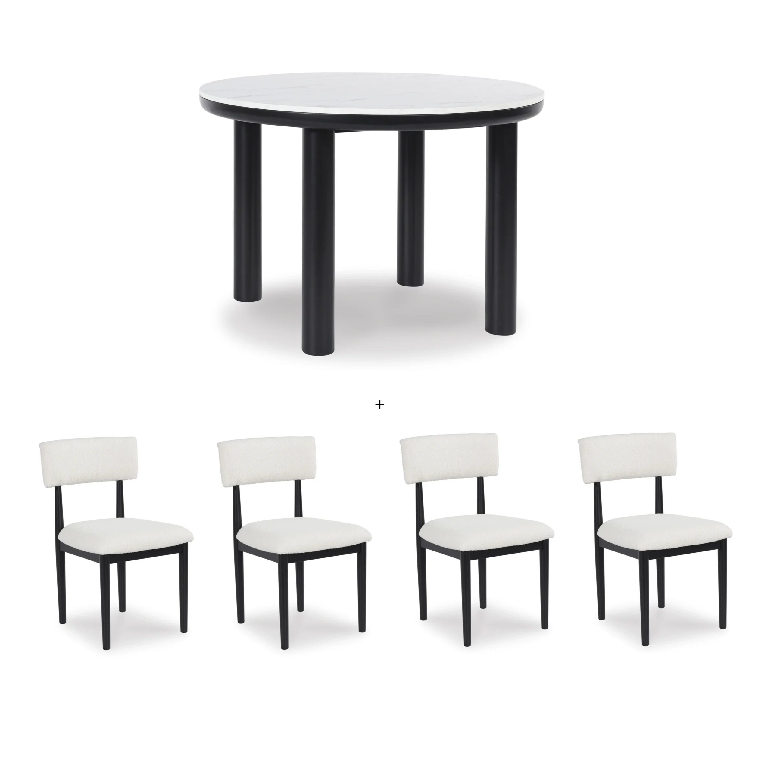 Xandrum 4seater Dining Set A United Furniture
