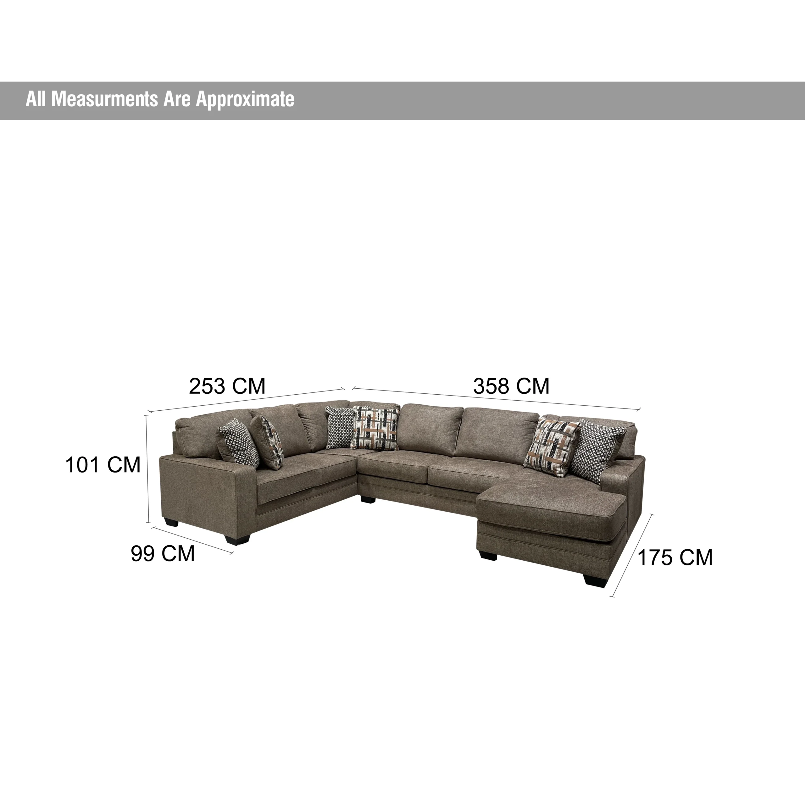 Cannonbrook Left Corner Sofa Dim United Furniture