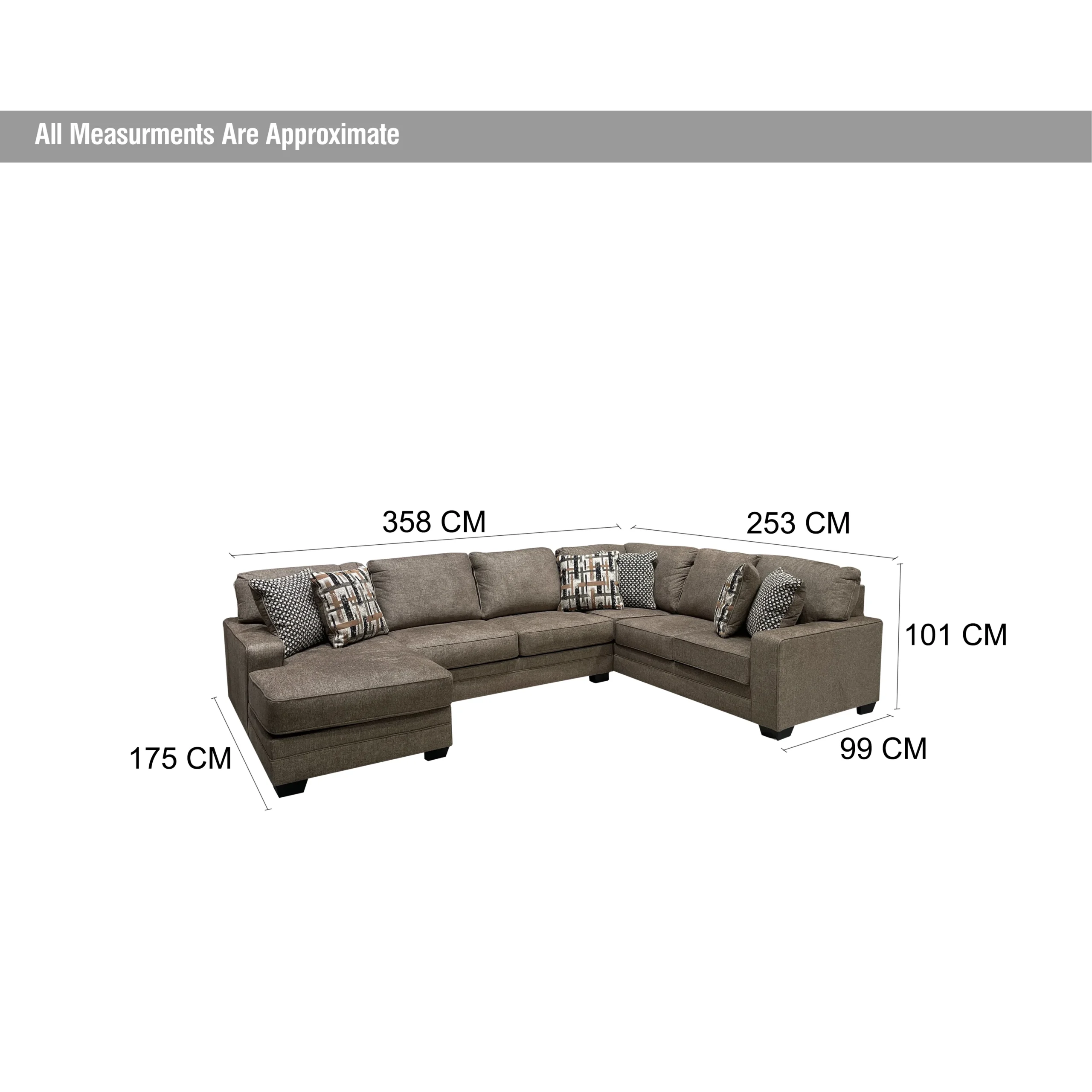 Cannonbrook Right Corner Sofa Dim United Furniture