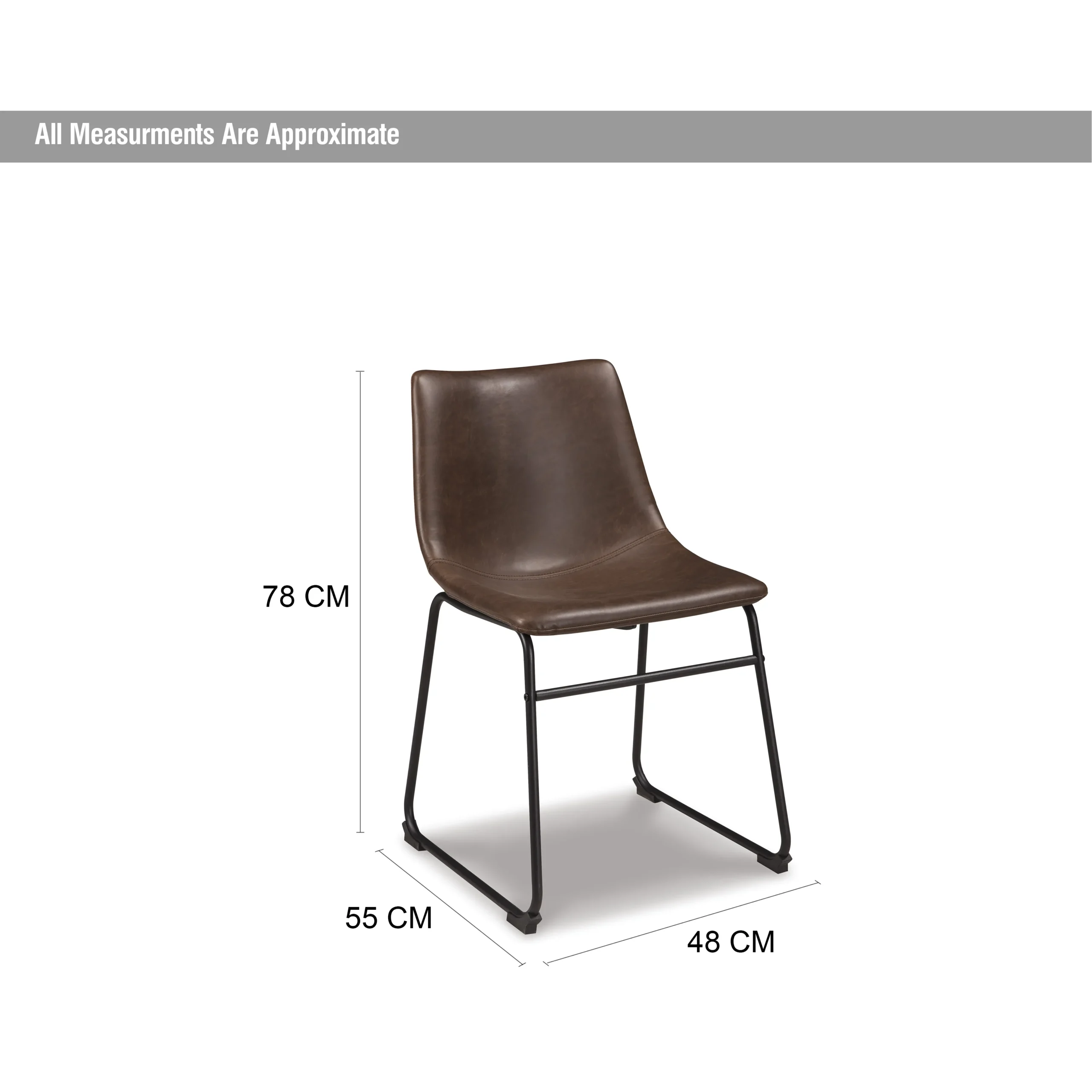Centiar Chair Brown Dim United Furniture