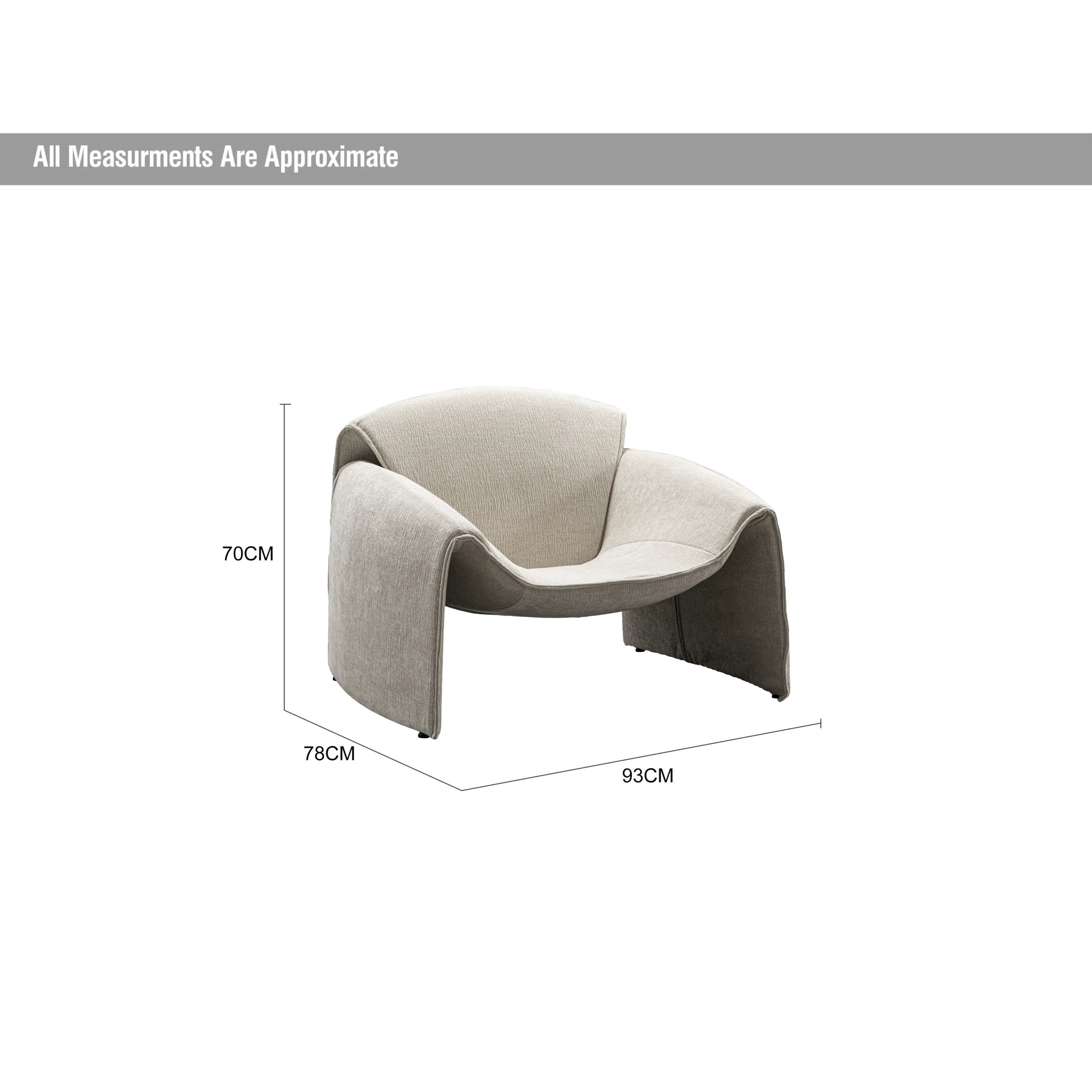 Emily Aceent Chair Beige Dia United Furniture