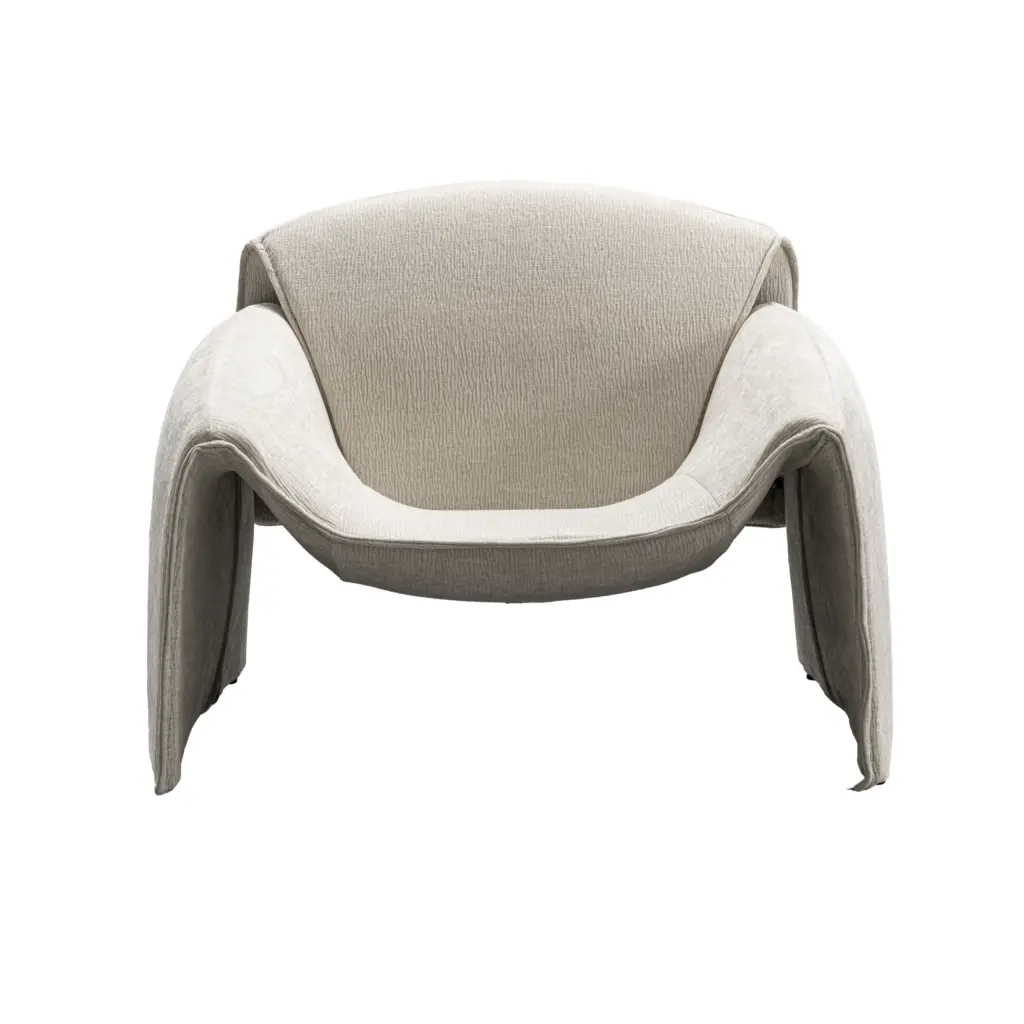 Emily Aceent Chair Beige Front United Furniture