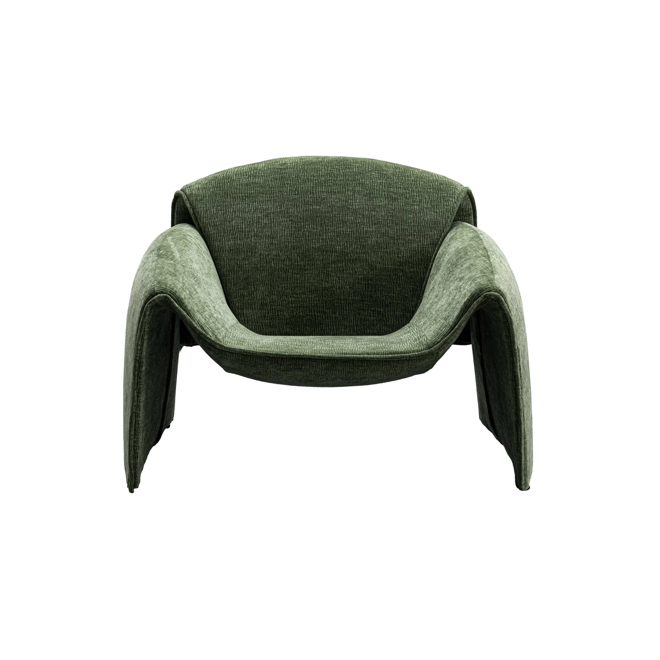 Emily Aceent Chair Grass Green Front United Furniture