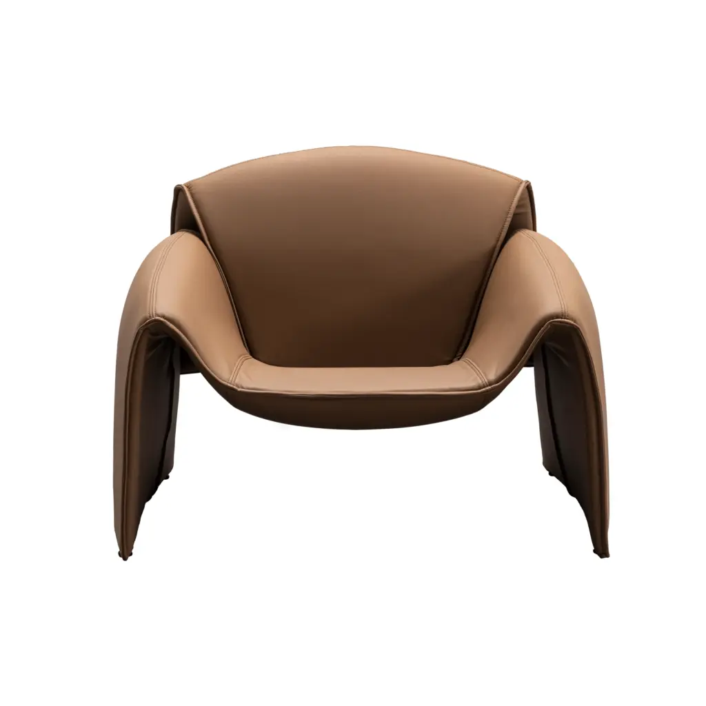 Emily Aceent Chair Orange Front United Furniture