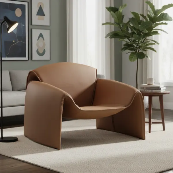 Emily Accent Chair - Orange