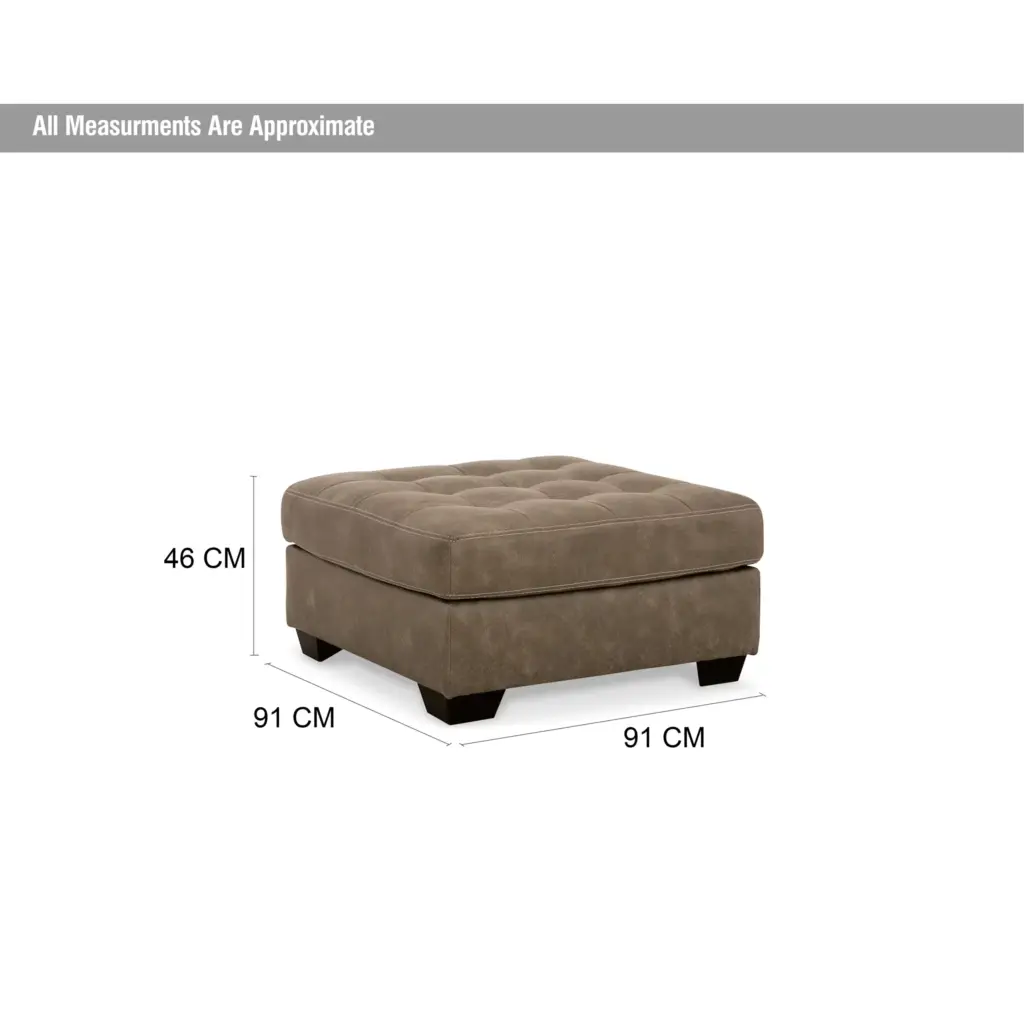 Keskin Oversized Ottoman Dim United Furniture