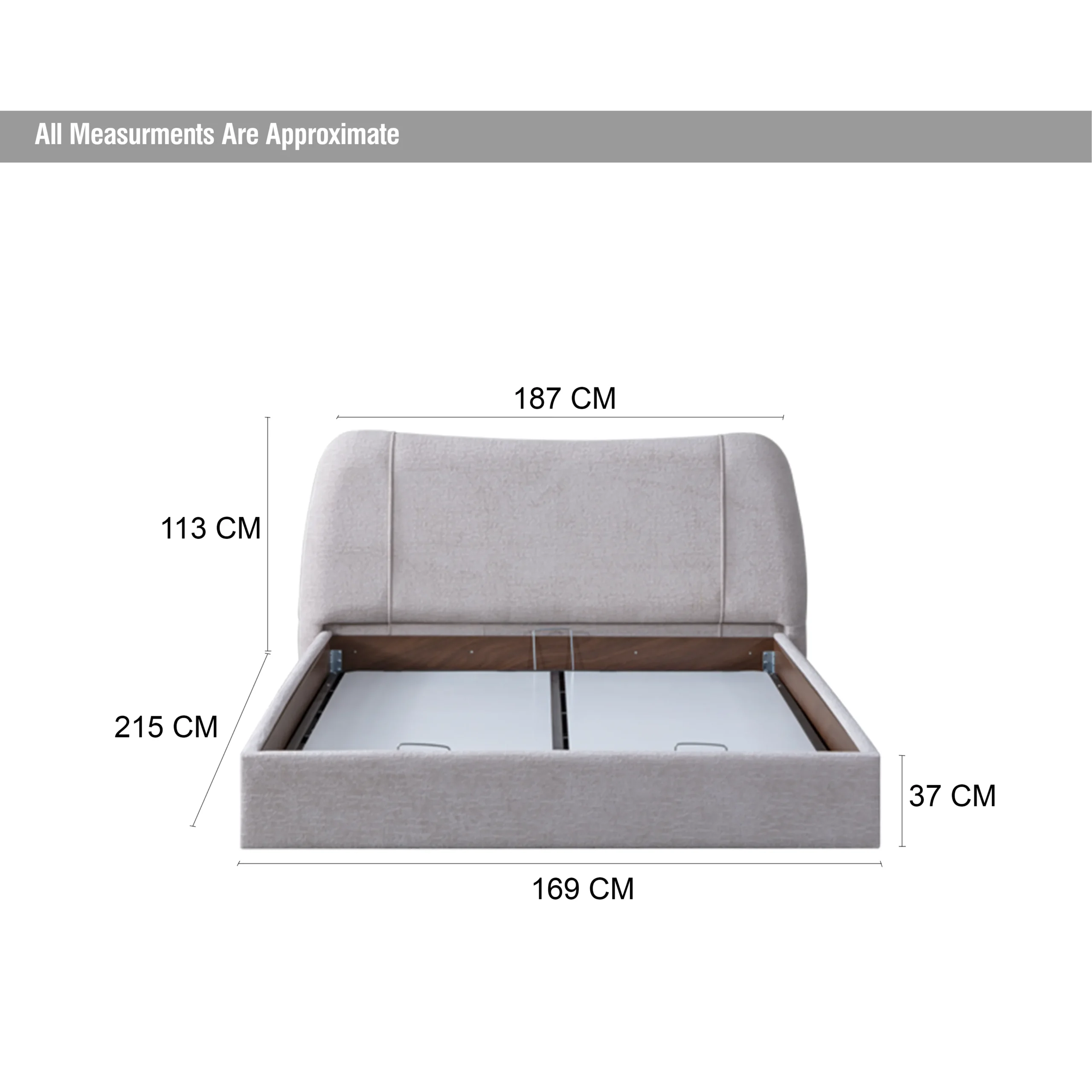 Malaga Queen Bed Dim United Furniture