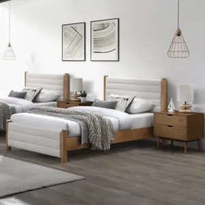 Meizhu Single Bed - Cream
