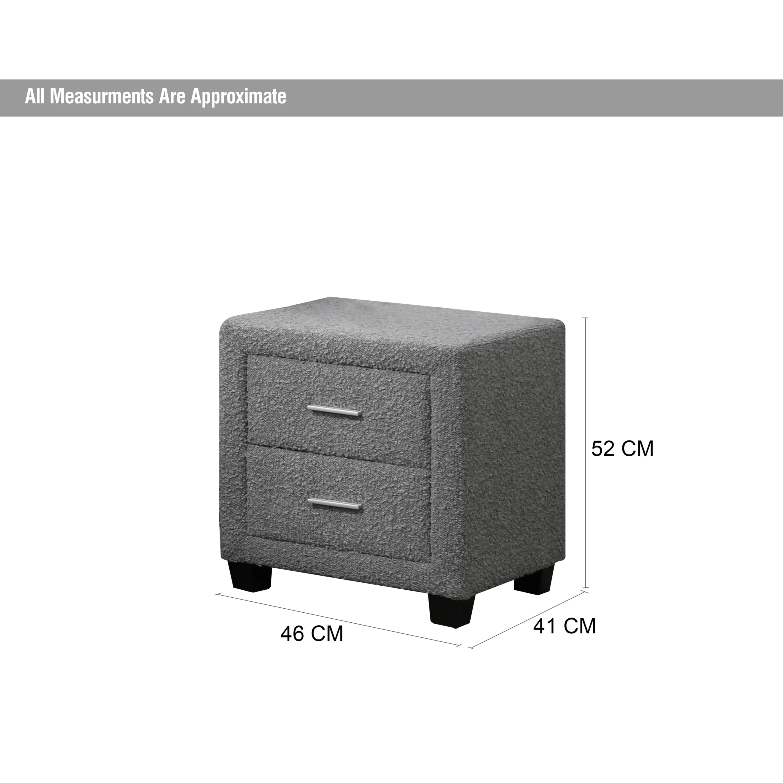 Picton Nightstand Grey Dim United Furniture