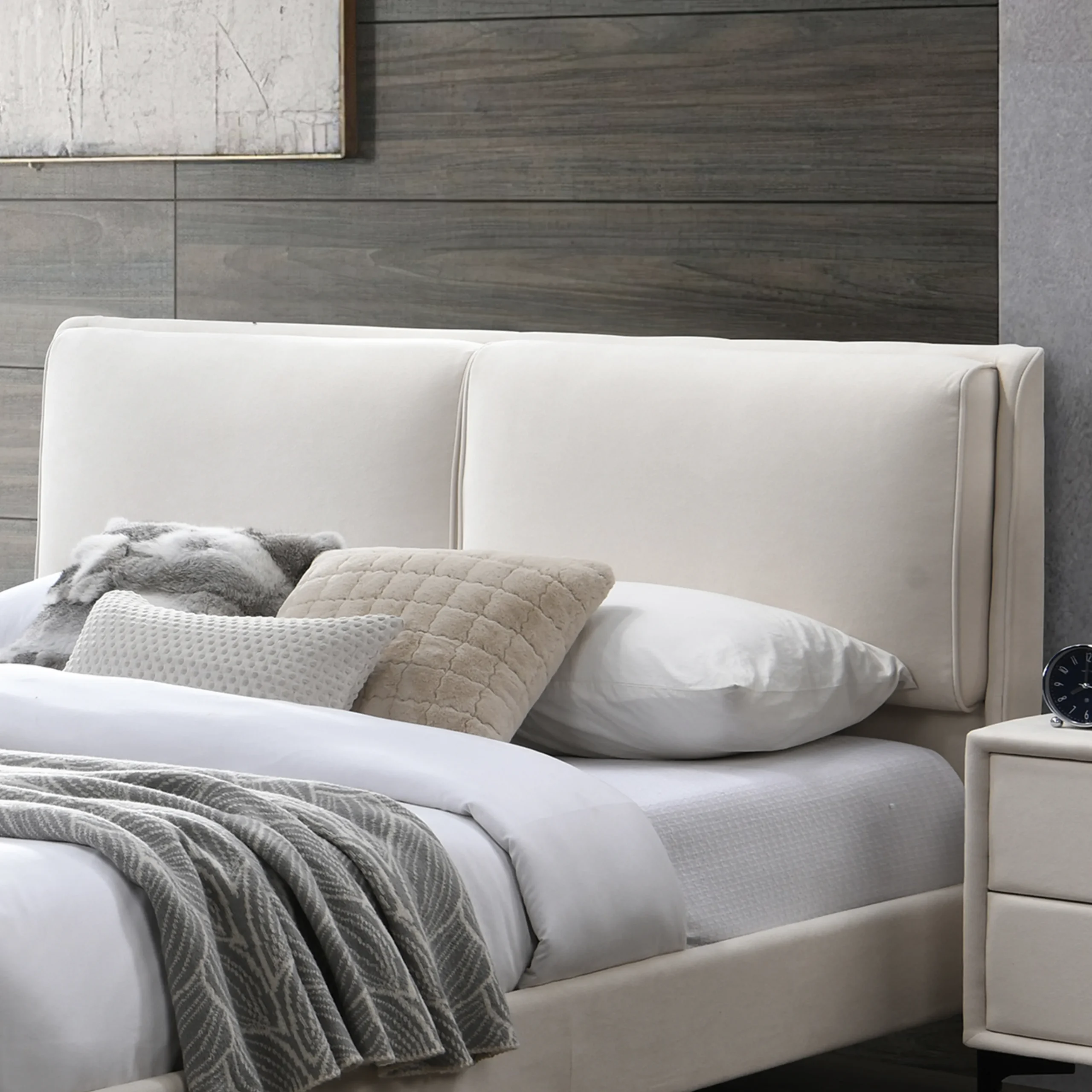 Porter Bed Cream 3 United Furniture