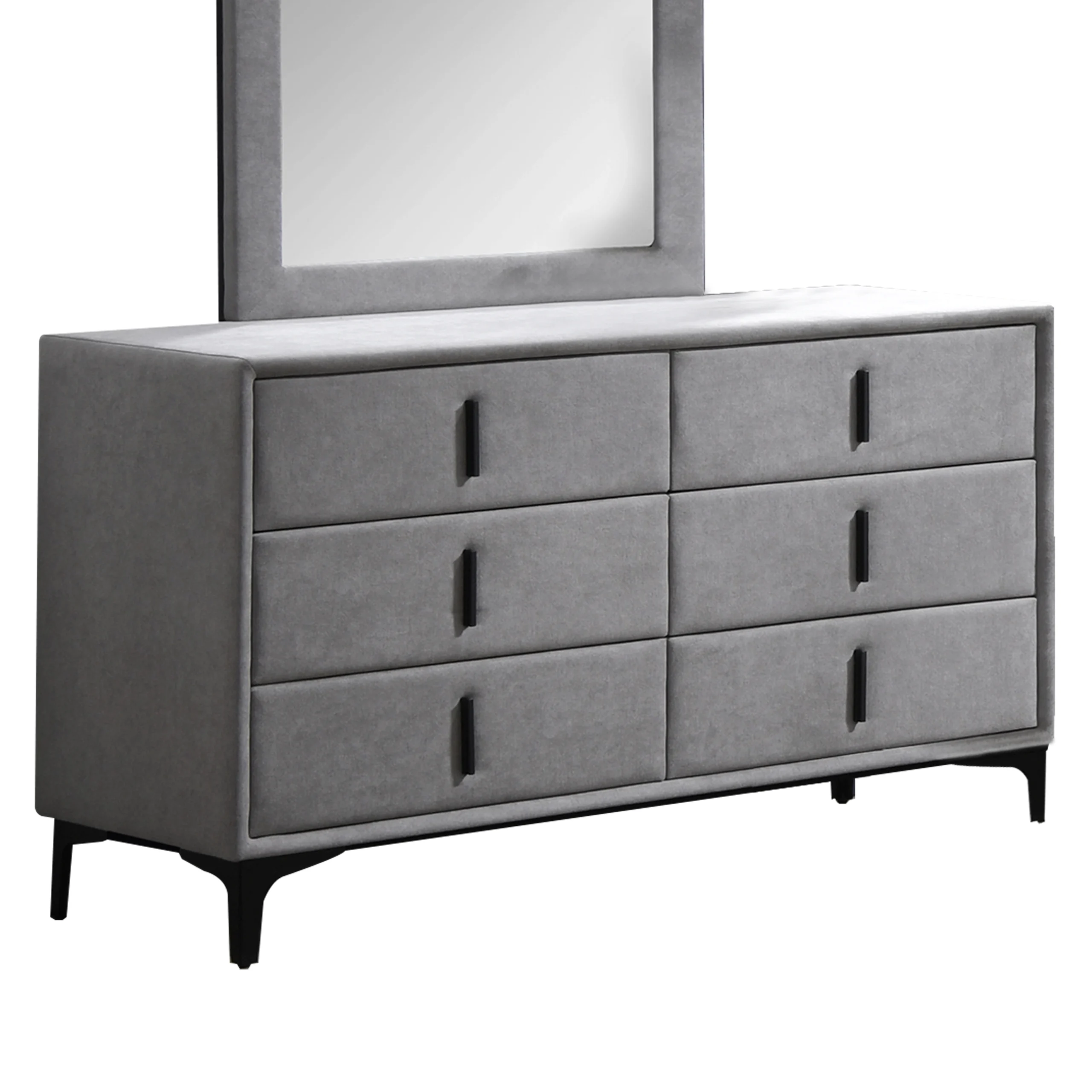 Poter Dresser Mirror Grey Swatch United Furniture