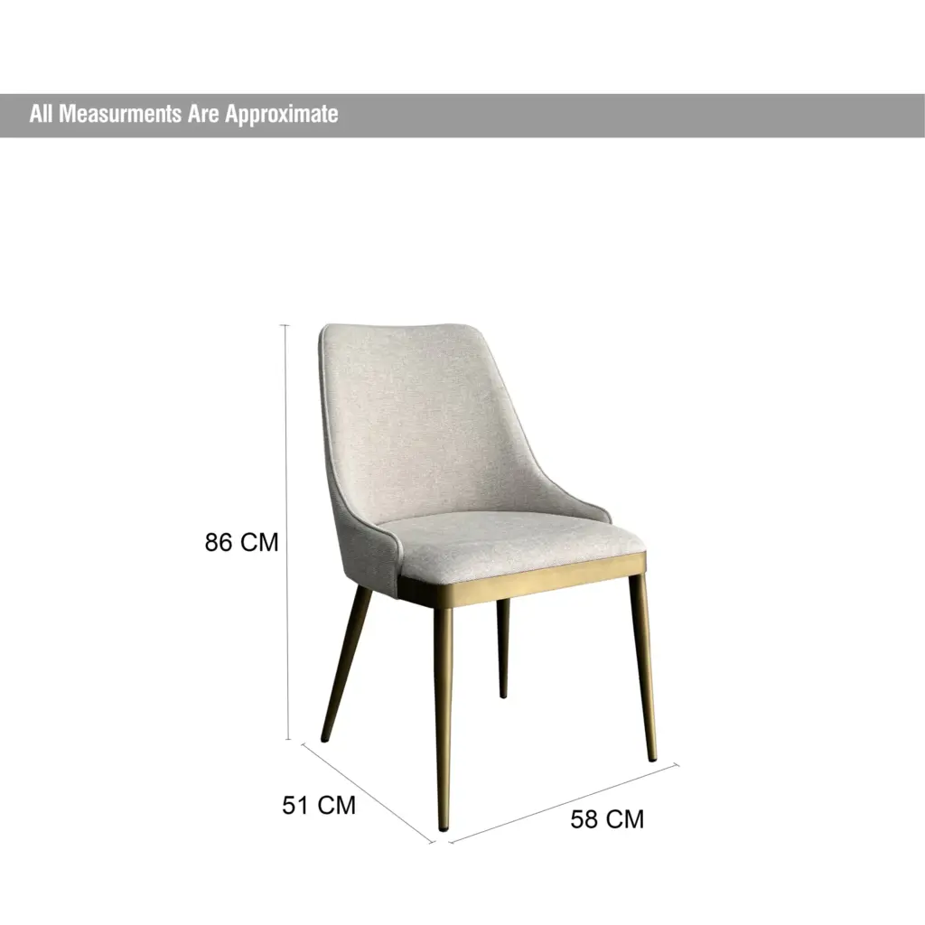 Rangoon Chair Beige Dim United Furniture
