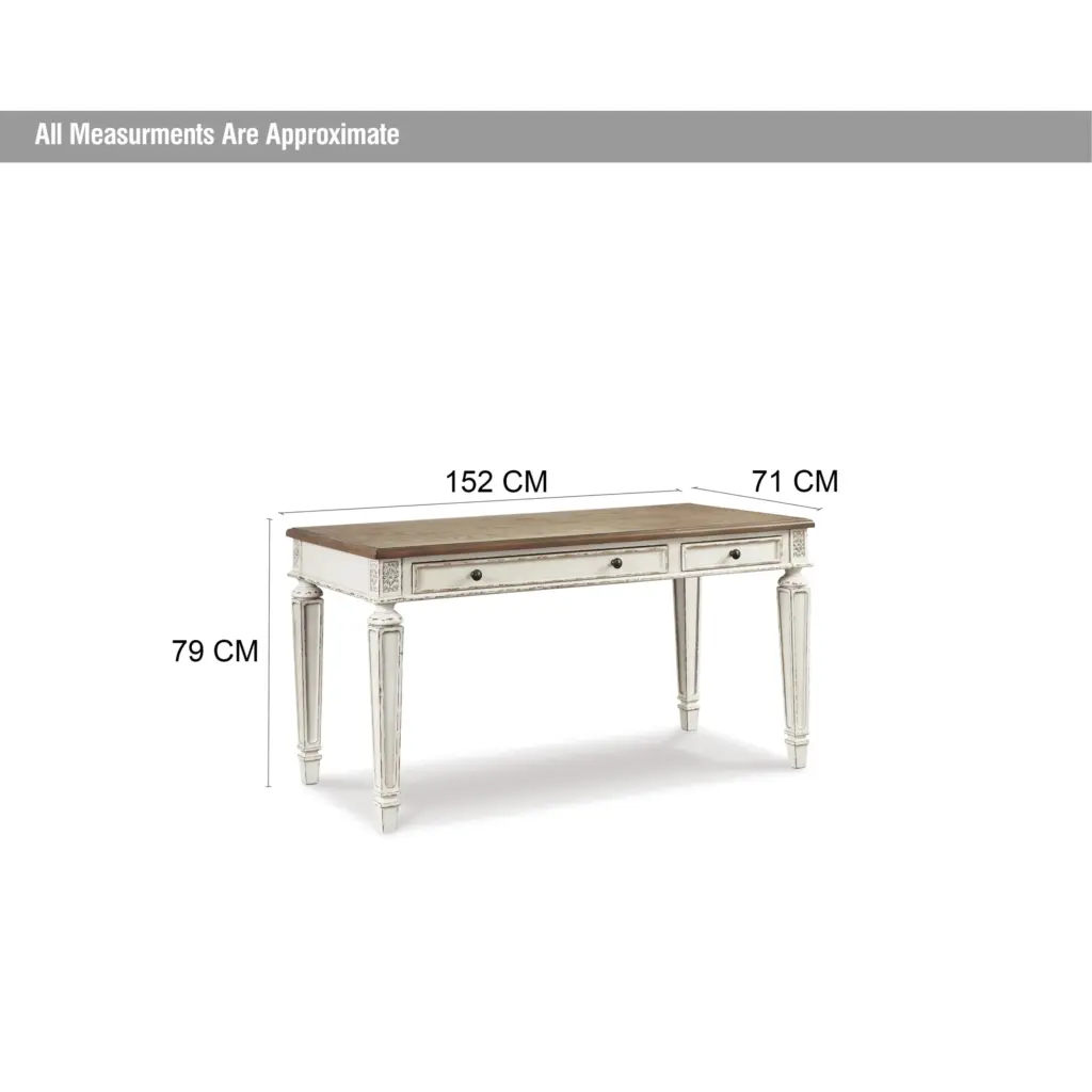 Realyn Home Office Desk Dim 1 United Furniture