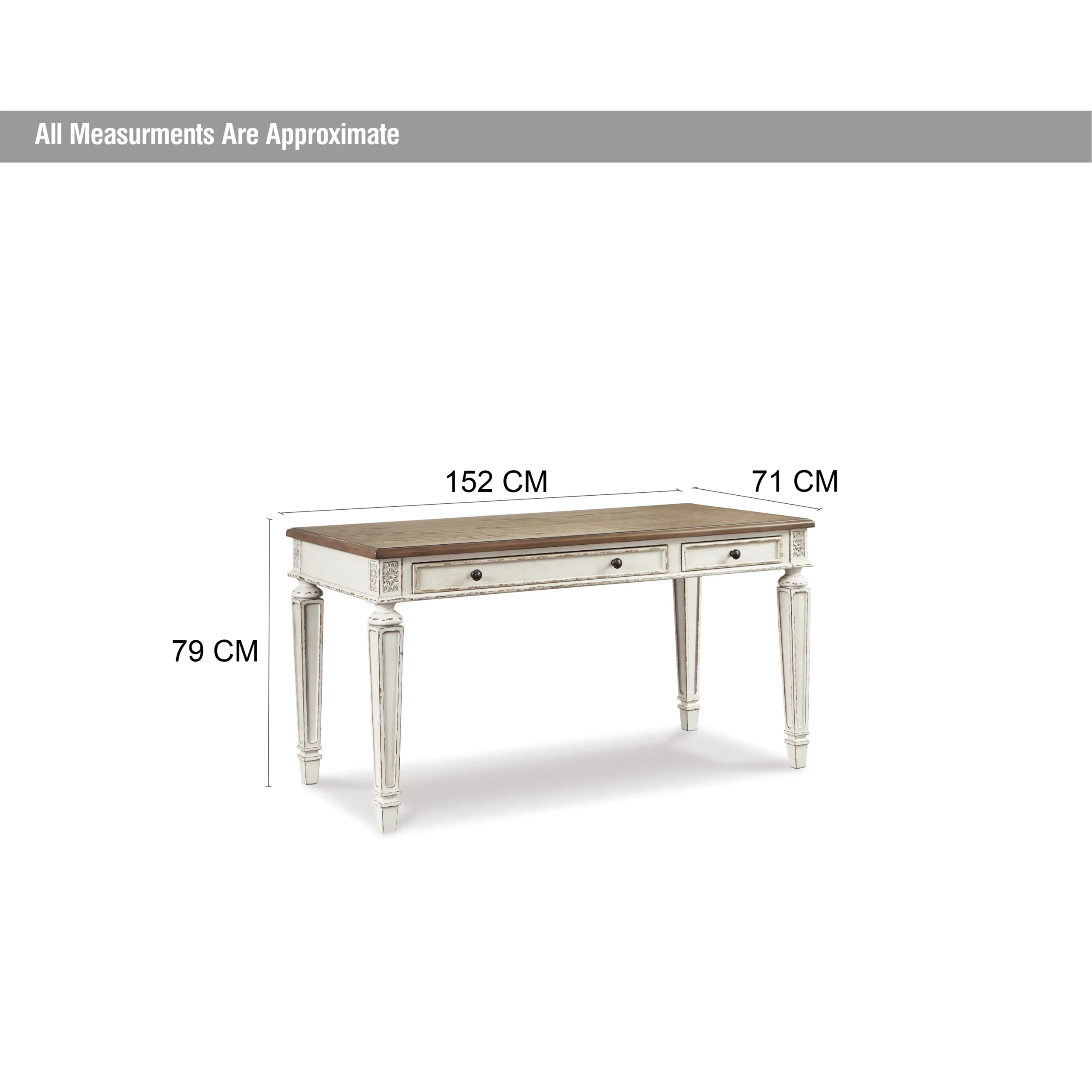 Realyn Home Office Desk Dim 1 United Furniture