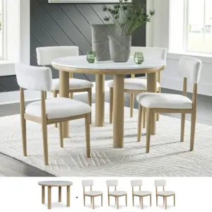 Sawdyn 4-Seater Round Dining Set