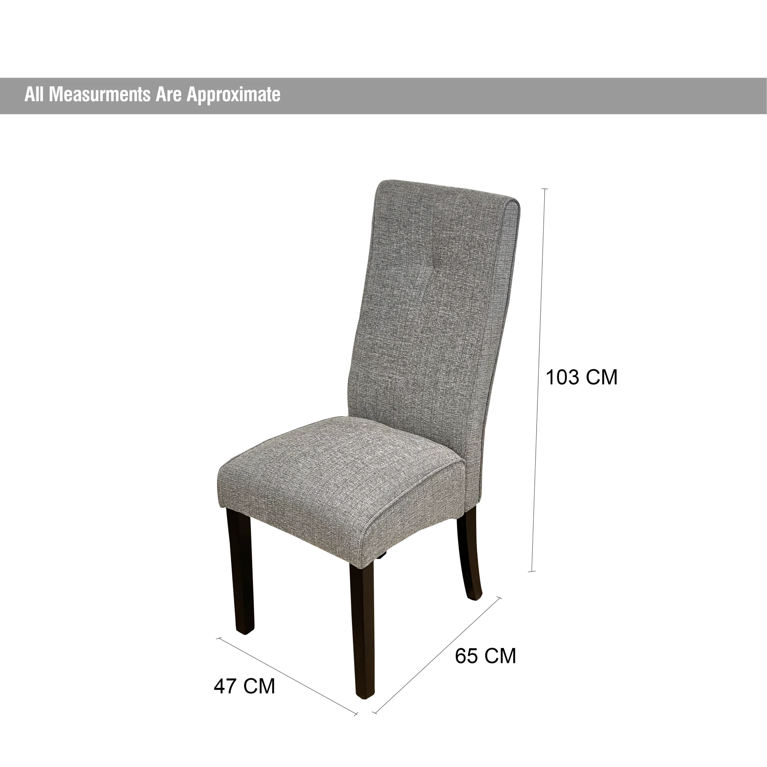 Stana Chair Grey Dim United Furniture