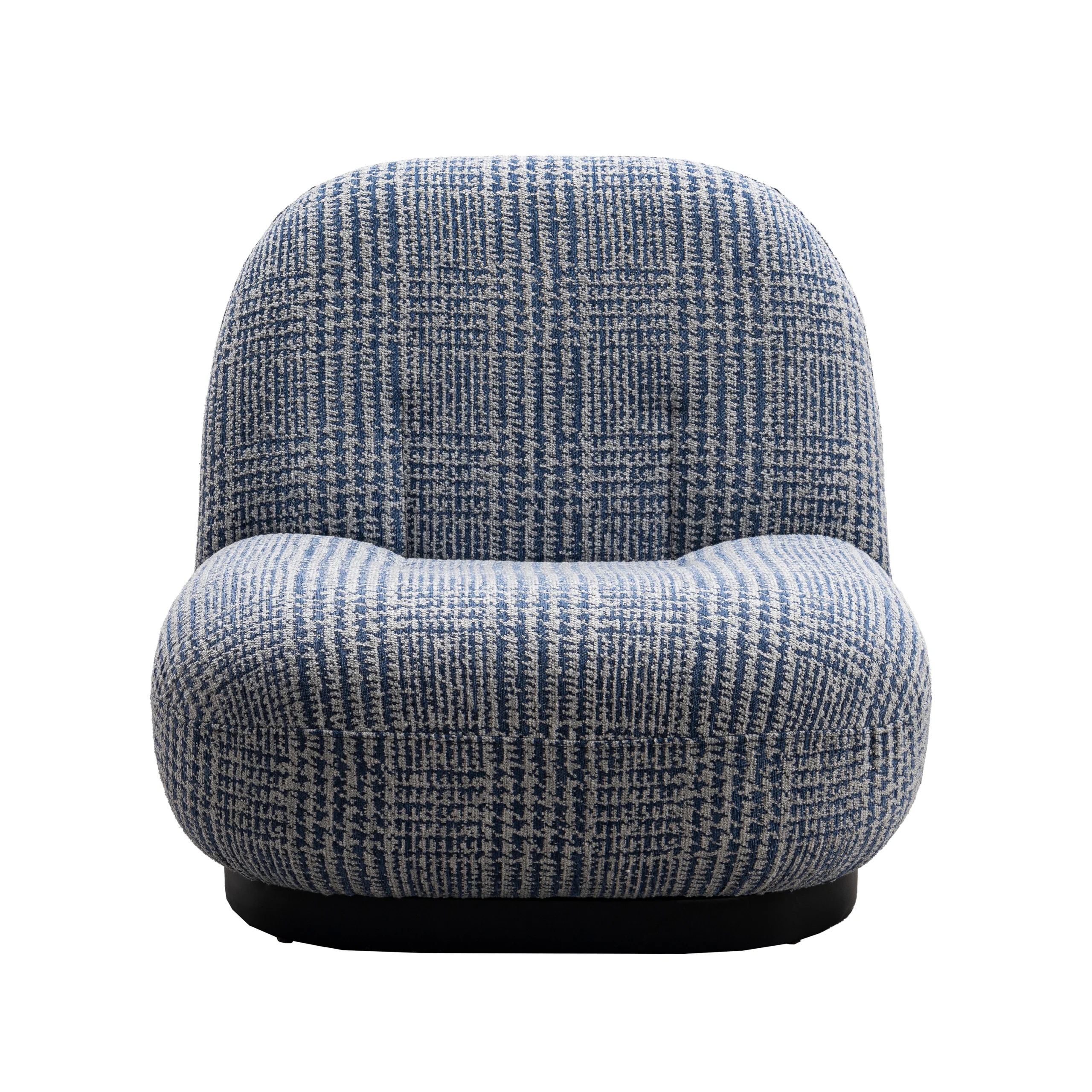 Streep Accent Chair Blue Front United Furniture