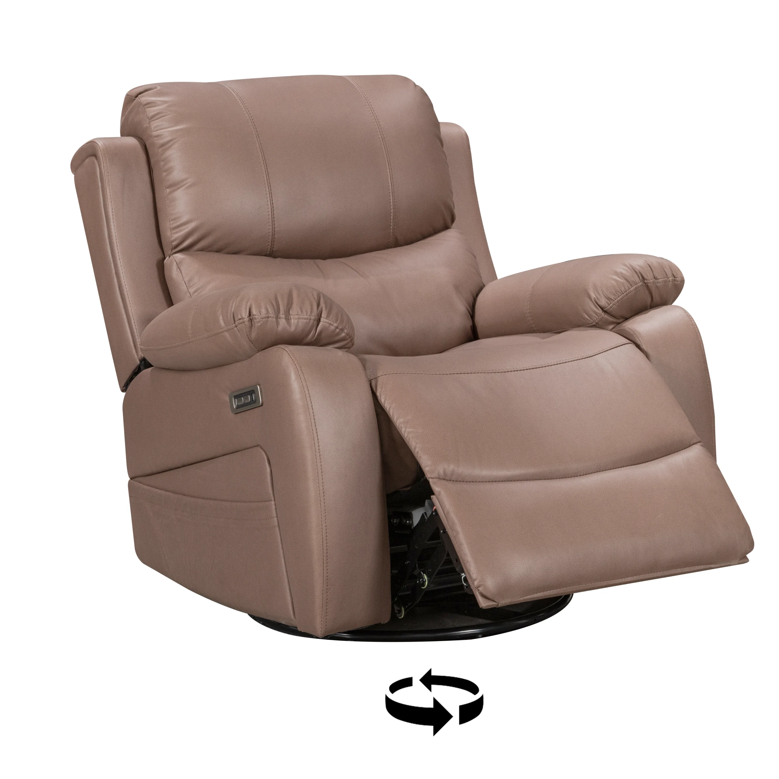 Teigen Motion Recliner Brown A United Furniture