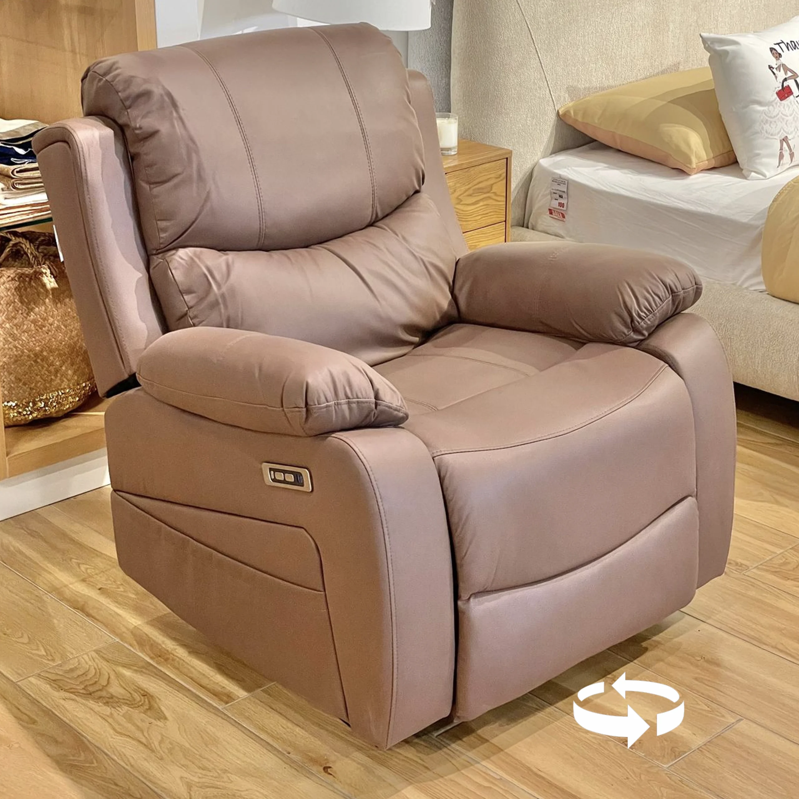 Teigen Motion Recliner Brown Dis United Furniture