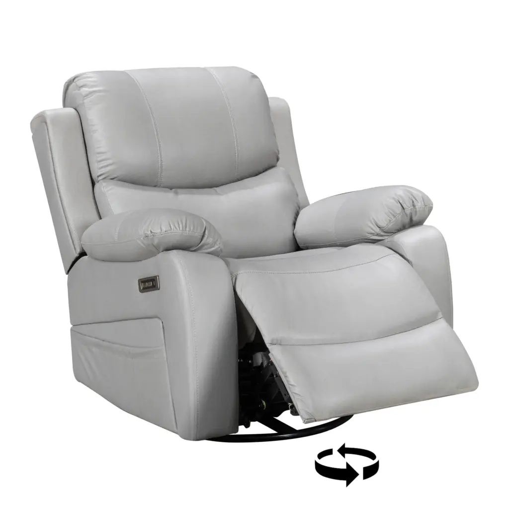 Teigen Motion Recliner Lt Grey A United Furniture