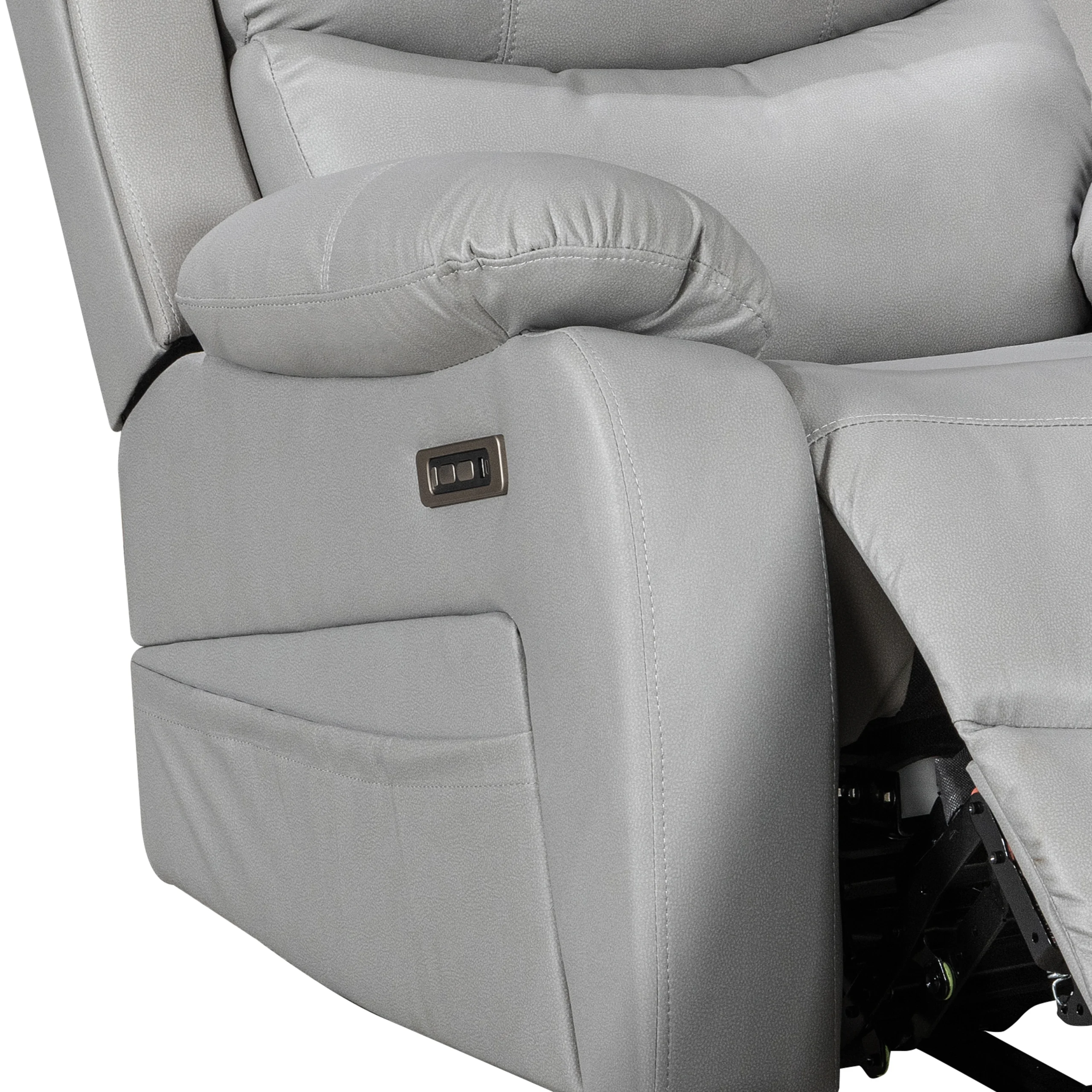 Teigen Motion Recliner Lt Grey C United Furniture