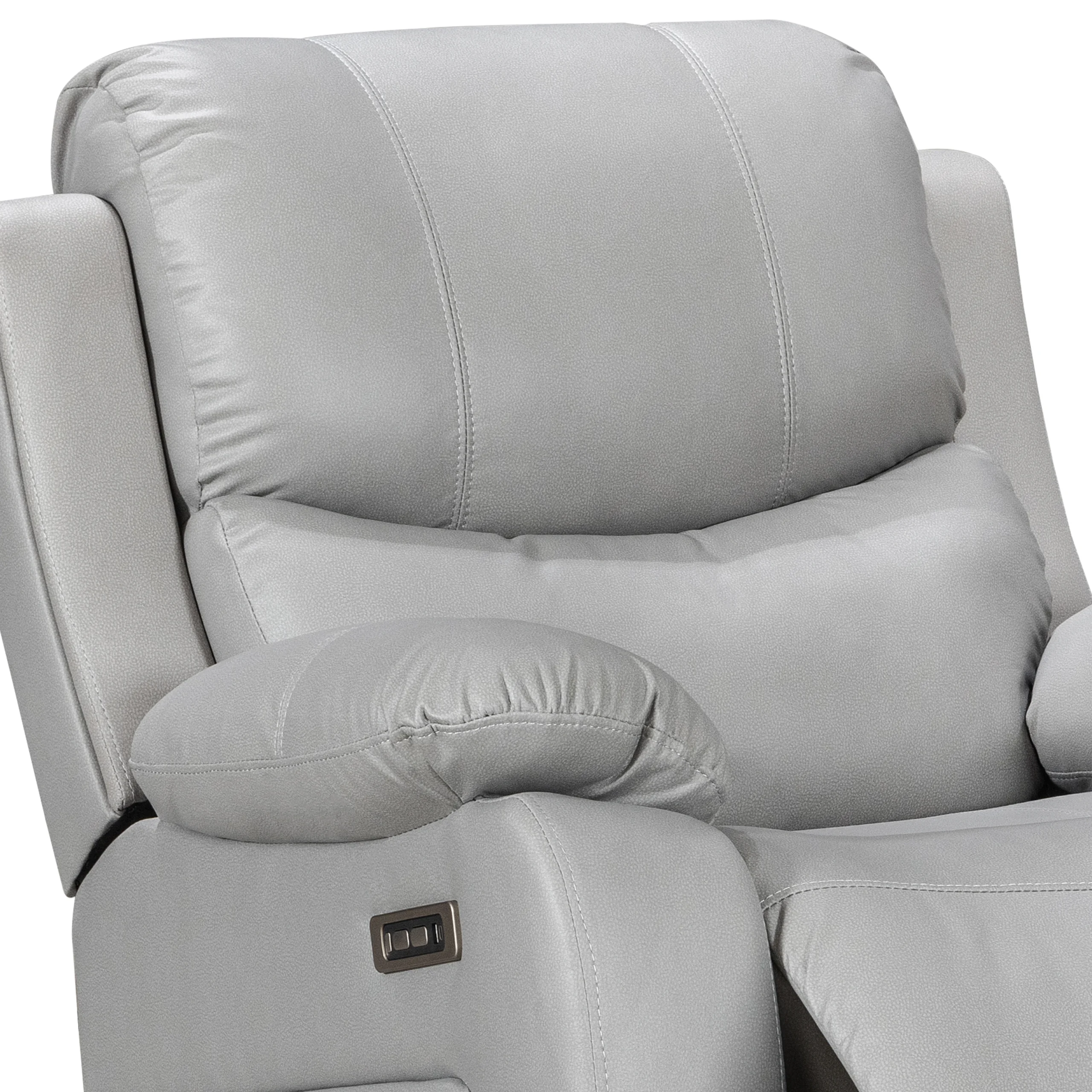 Teigen Motion Recliner Lt Grey D United Furniture