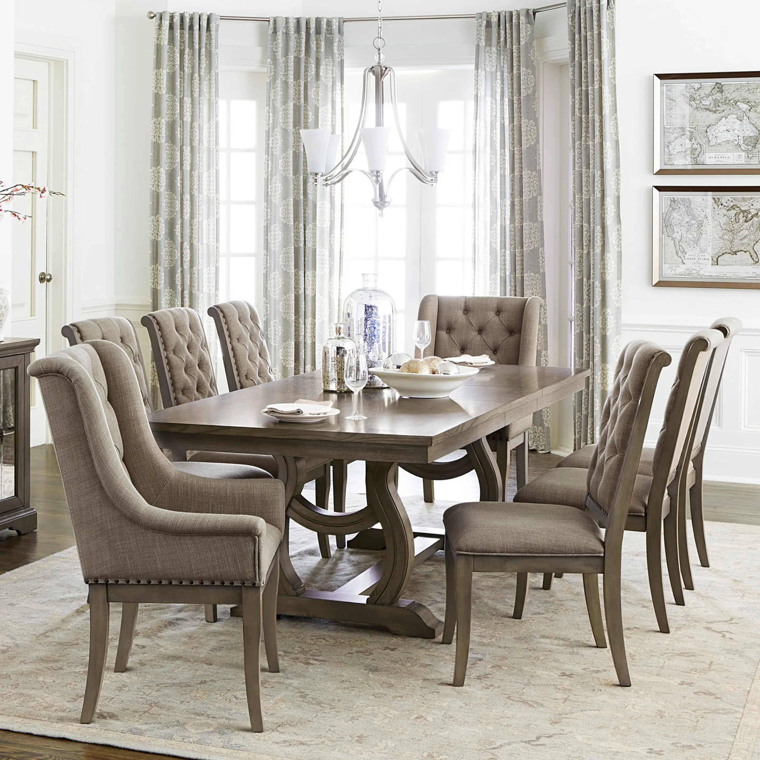 Vermillion Dining Tabale Set United Furniture