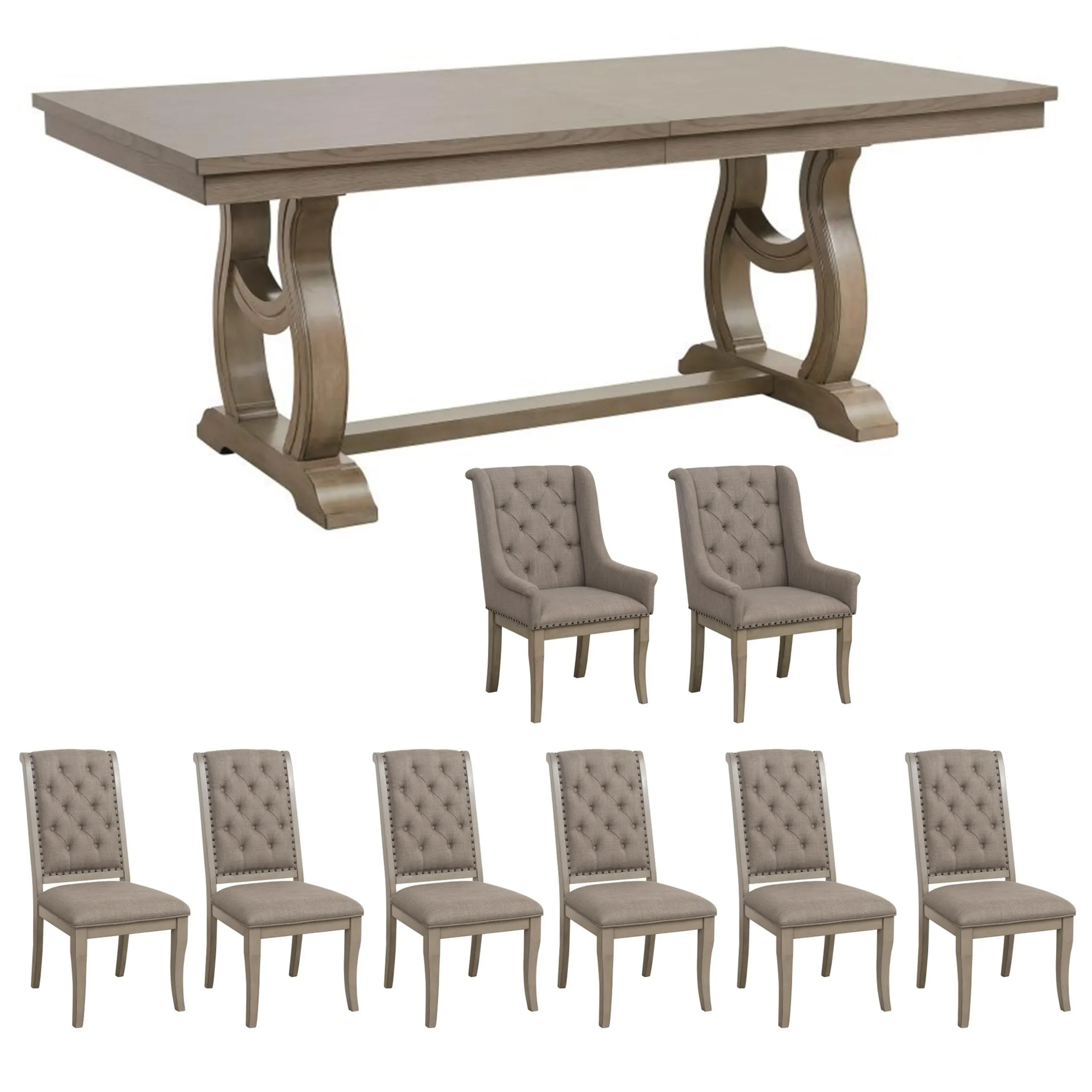 Vermillion Dining Tabale Set 2 United Furniture