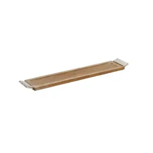 Wooden Aluminum Long Tray 27" (37652)