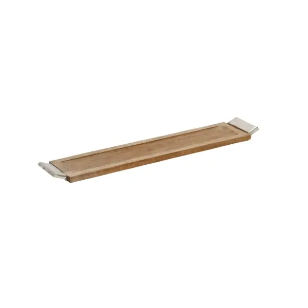 Wooden Aluminum Long Tray 27" (37652)