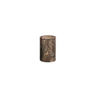Bronze Metal Cutout Tree Branch Candle Lantern 5" (22098)