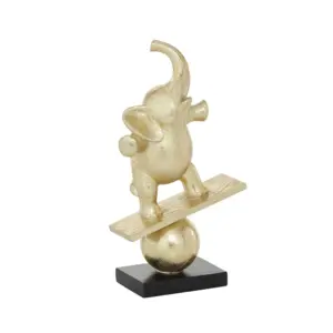 Gold  Elephant  Decorative Sculpture (94154)