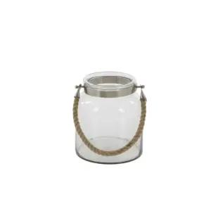 Clear Glass  Candle Lantern  (28864)