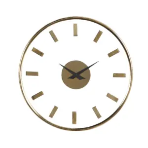 Metal Wall Clock (67791) -Gold