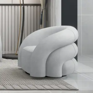 Balfour Swivel Chair - Light Grey