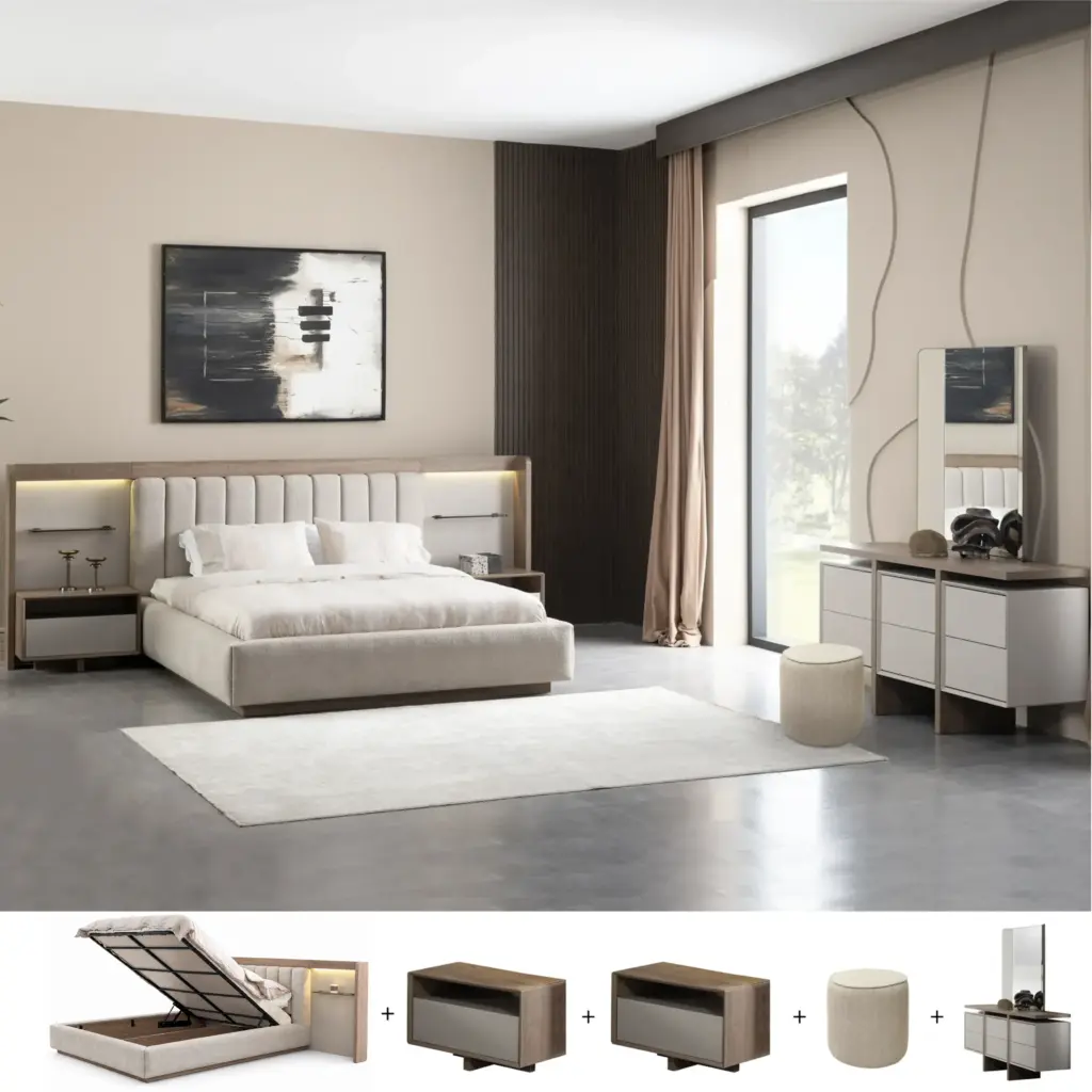 Lugano Bedroom Set Bg United Furniture