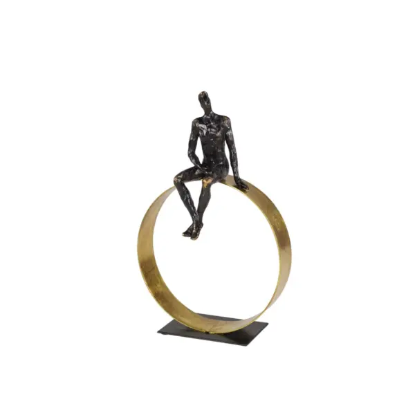 Polystone People Decorative Sculptur (55362)