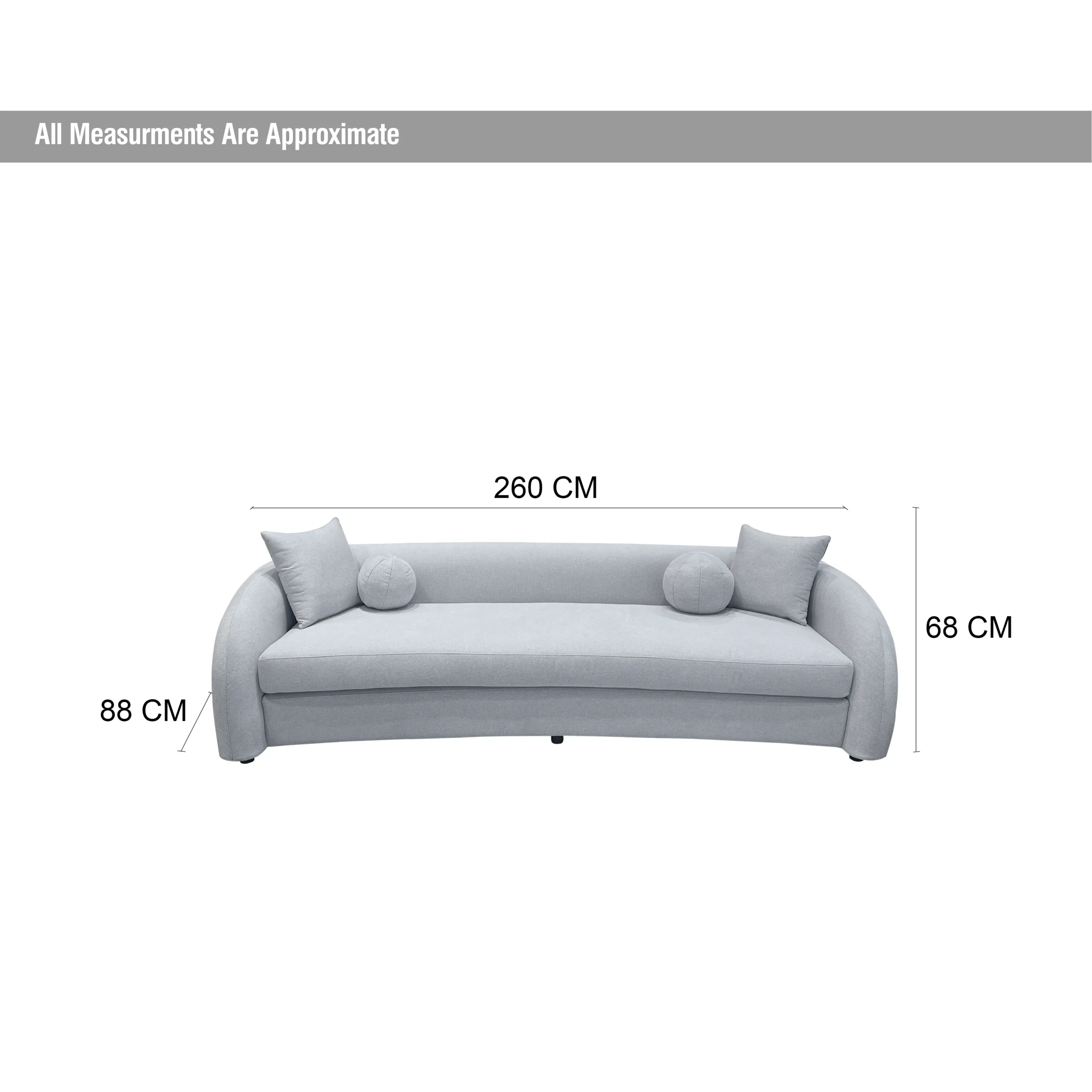 Balfour Sofa Grey Dim United Furniture