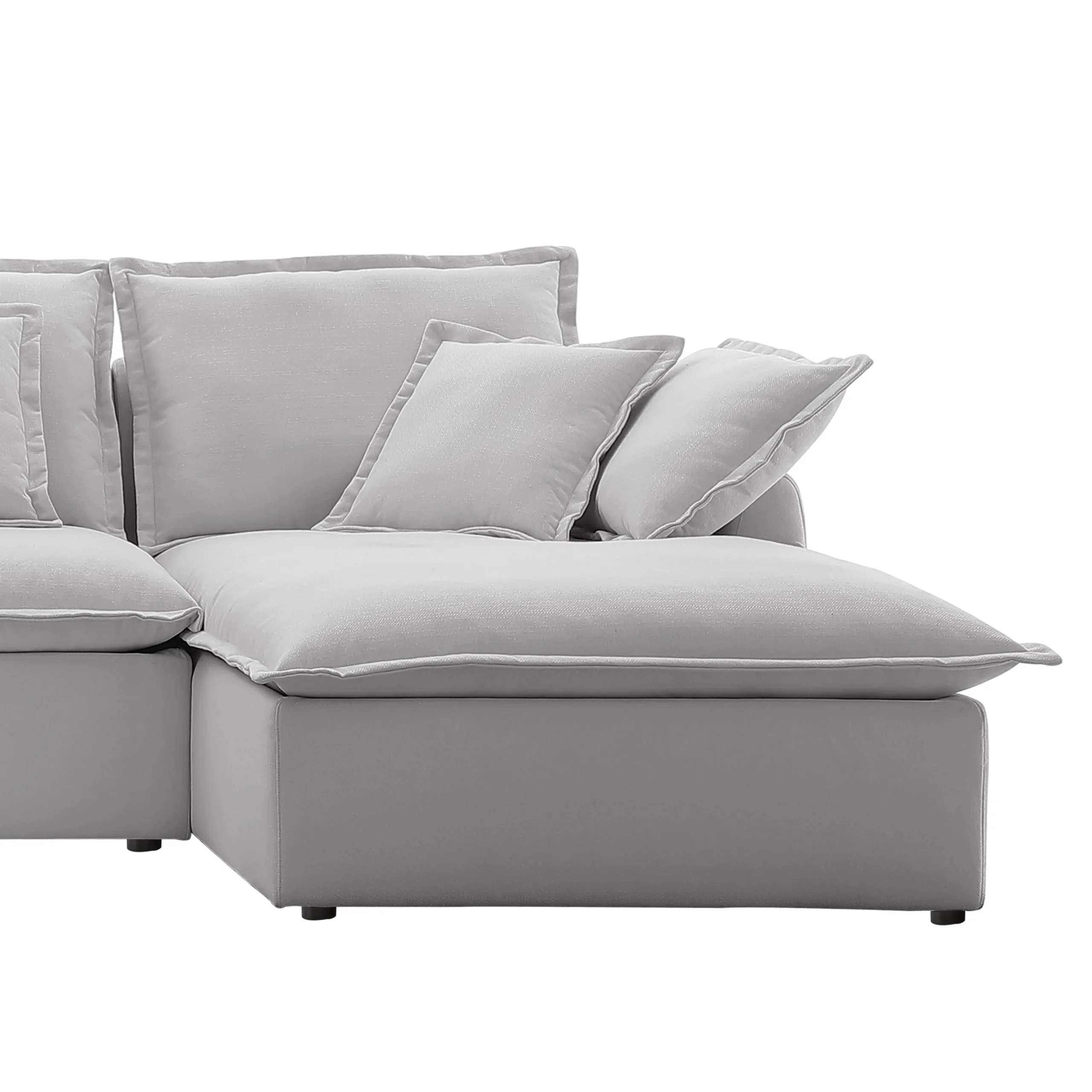 Ettles Corner Sofa Grey 2 United Furniture