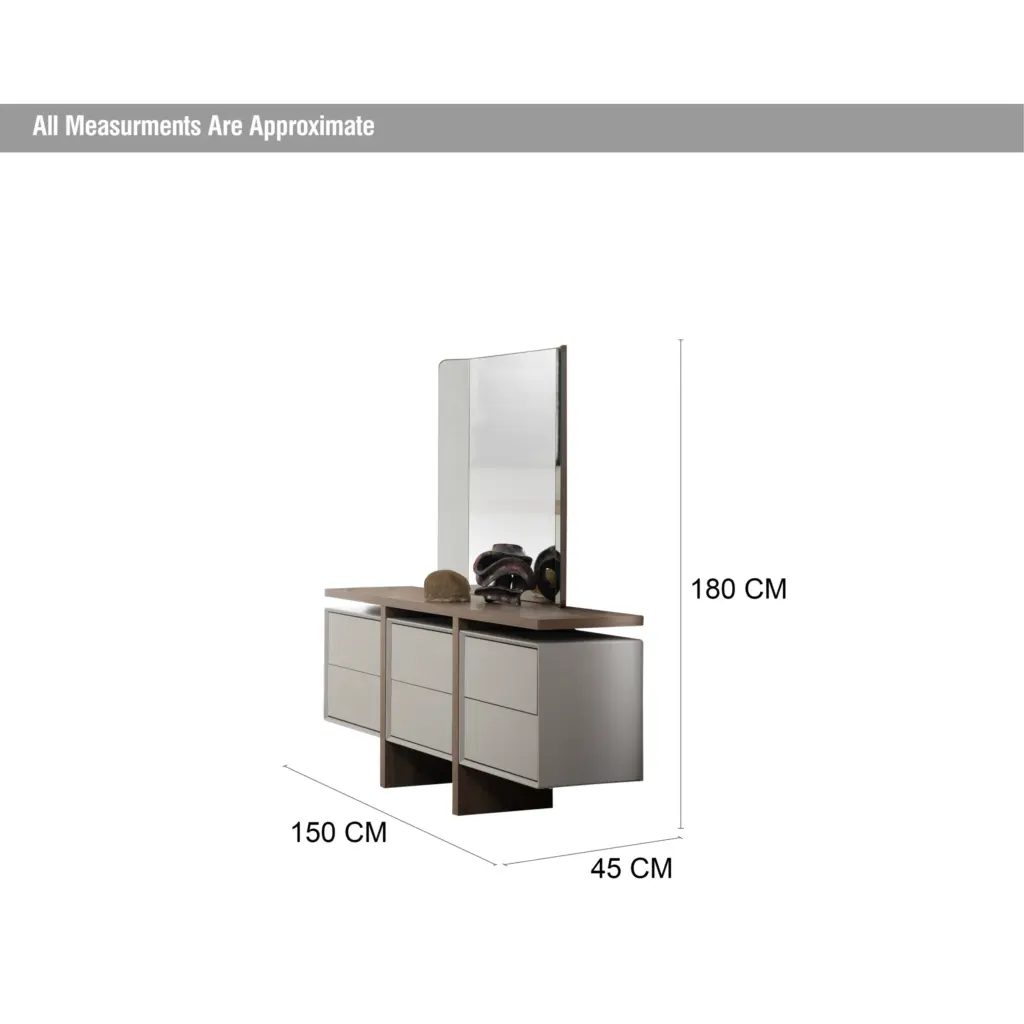 Lugano Dresser Dim United Furniture