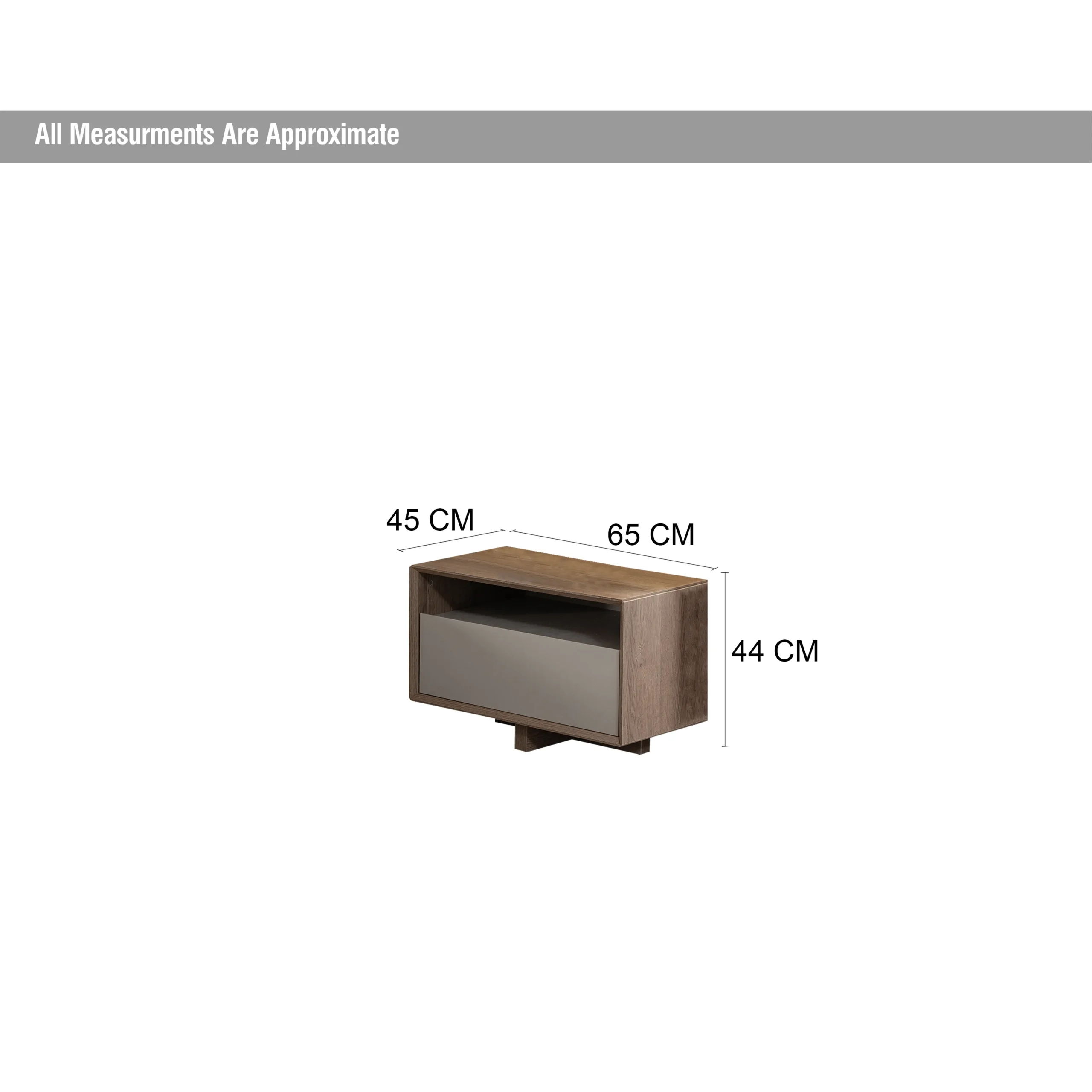 Lugano Night Stand Dim United Furniture