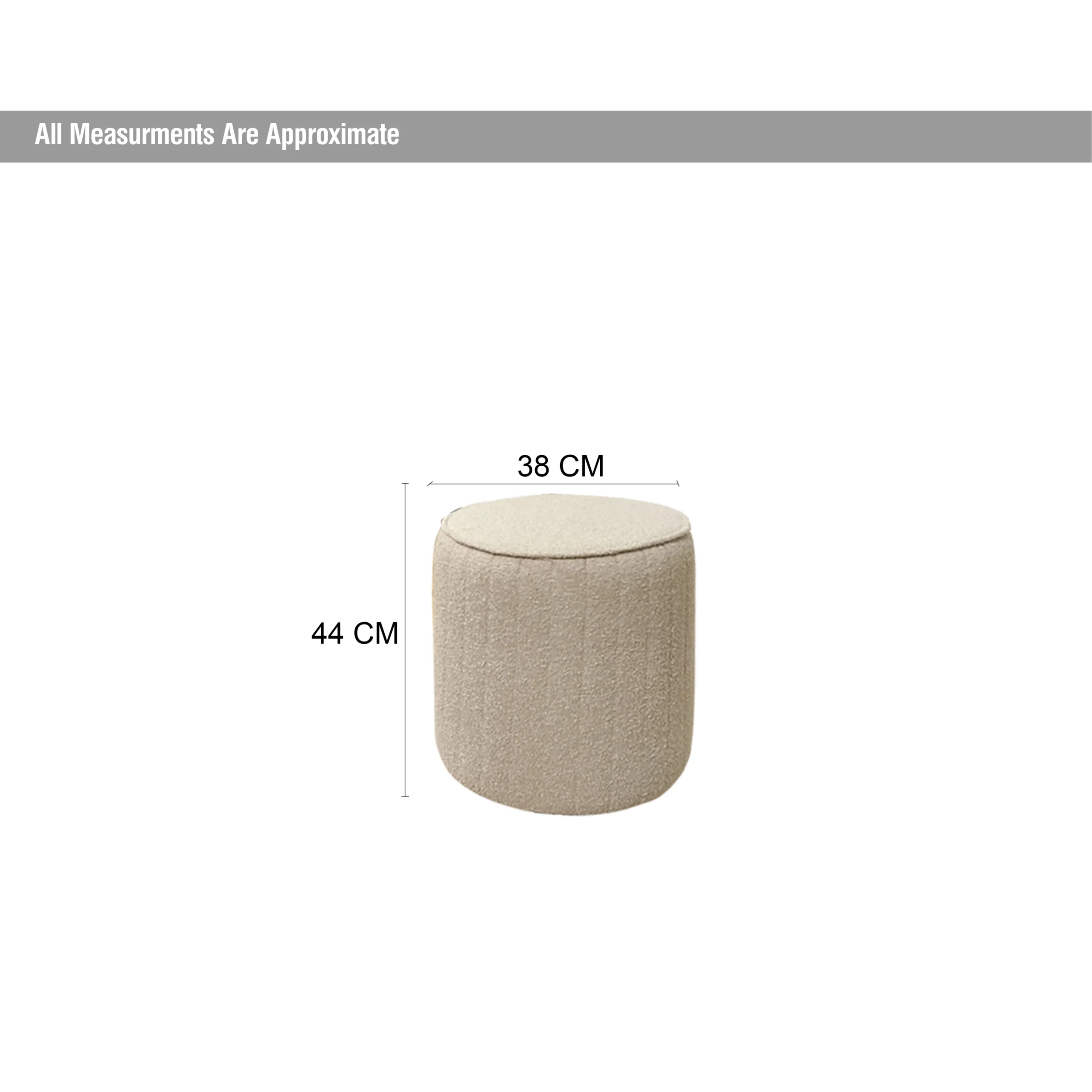 Lugano Pouf Dim United Furniture