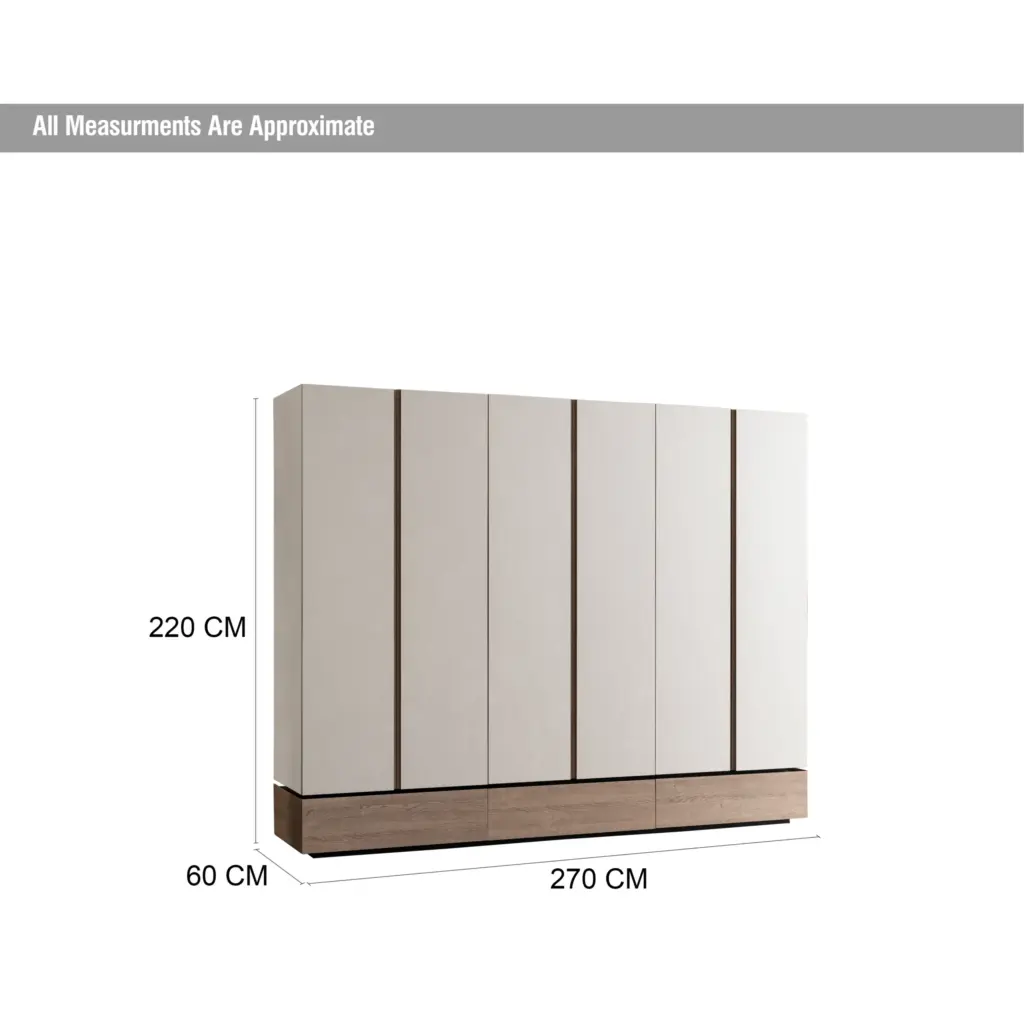 Lugano Wardrobe Dim United Furniture