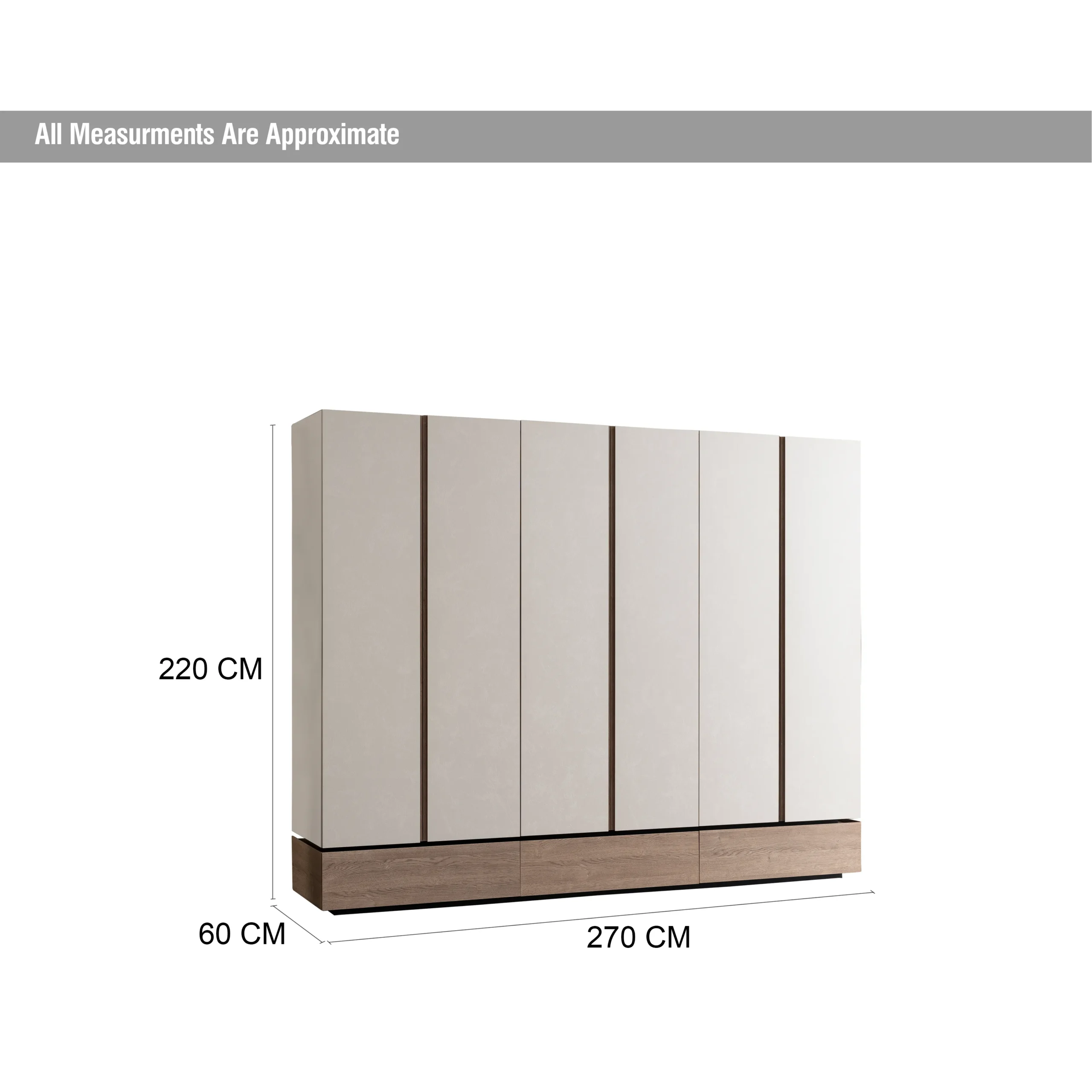 Lugano Wardrobe Dim United Furniture