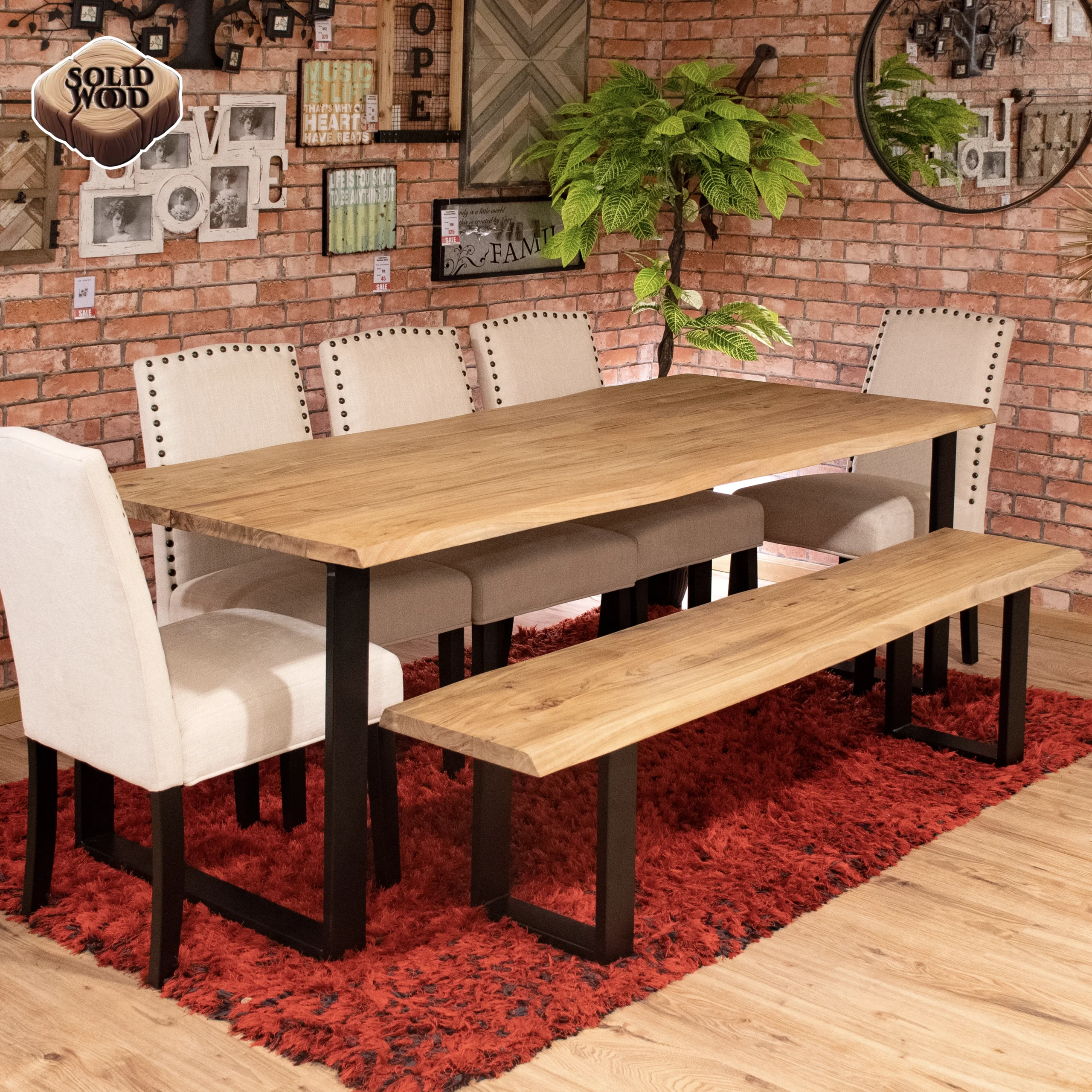 Rudra 180 Dining Table United Furniture