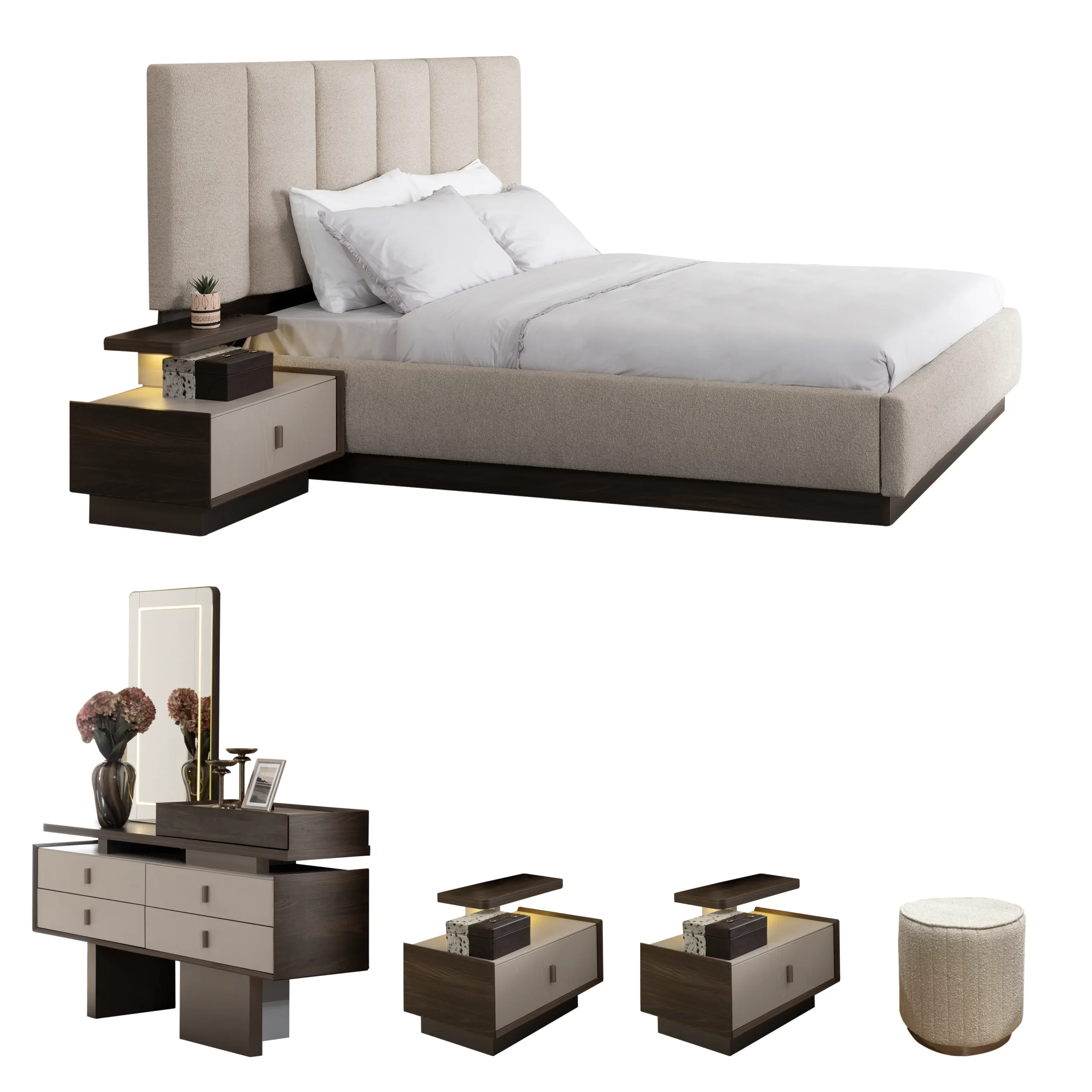 Santos Bed Room Set 2 United Furniture