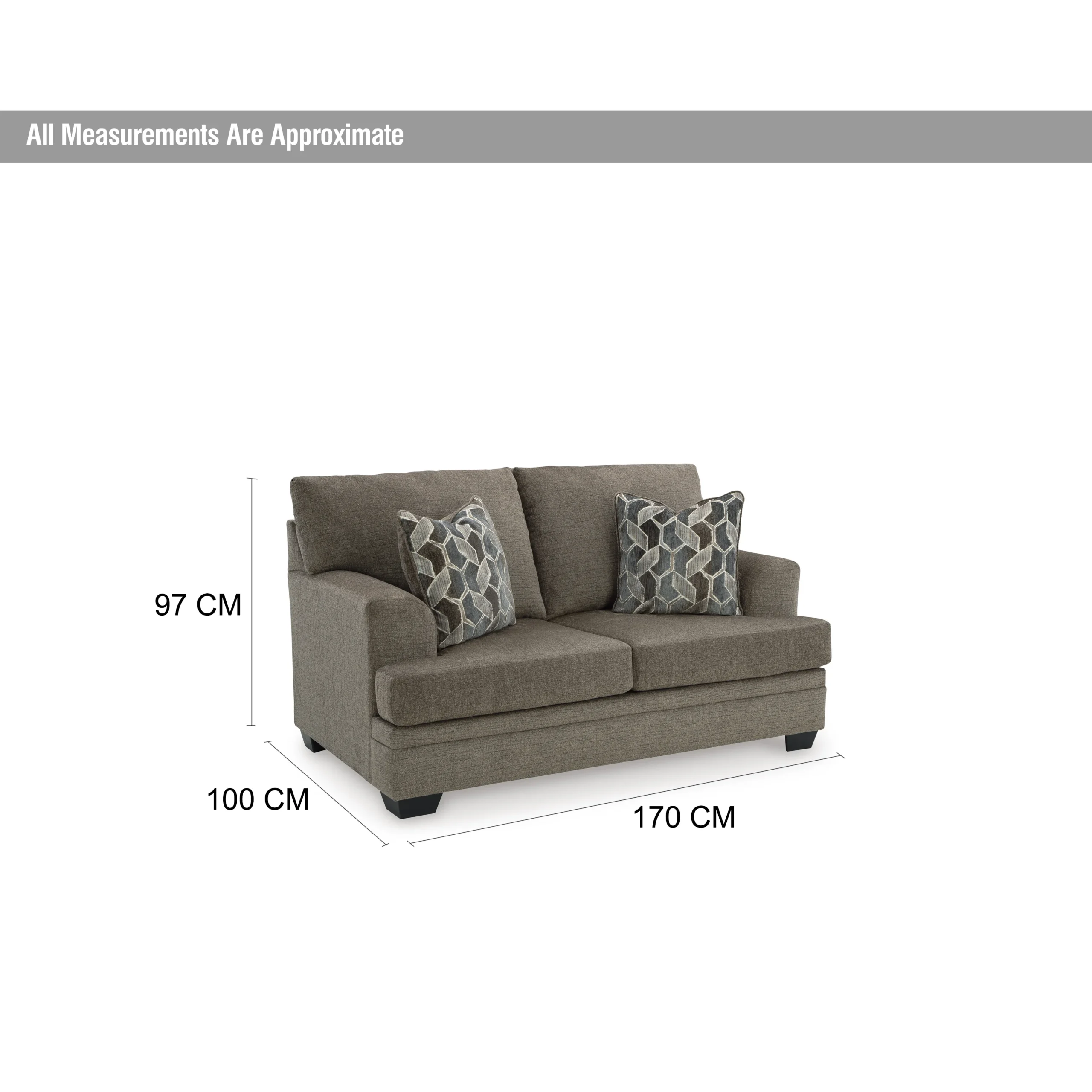 Stonemeade Sofa Dim 1 United Furniture