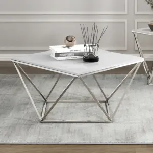 Nadine Coffee Table - Silver